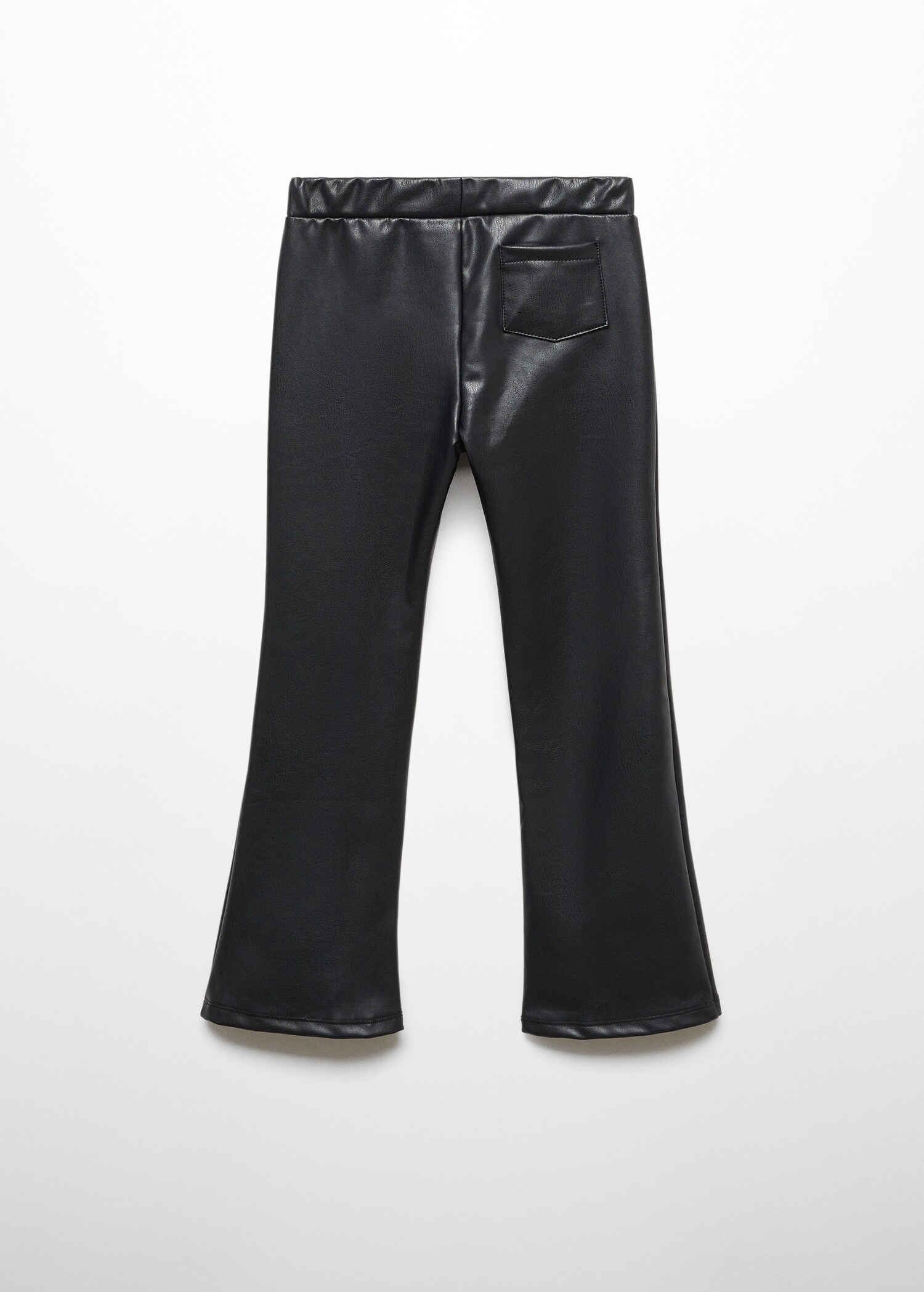 Leather-effect leggings - Reverse of the article