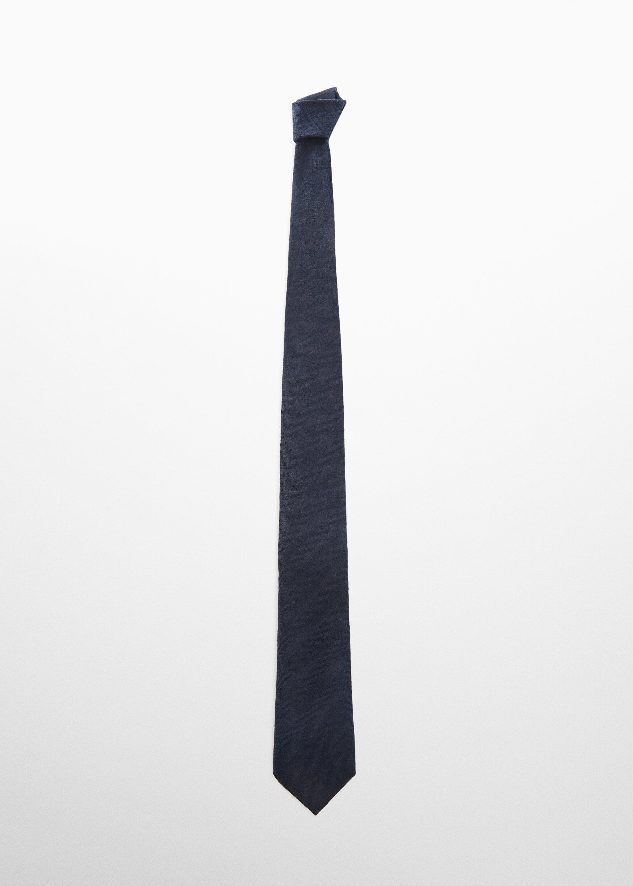 Hahnentritt-Krawatte aus Wolle mit Seide - Artikel ohne Model
