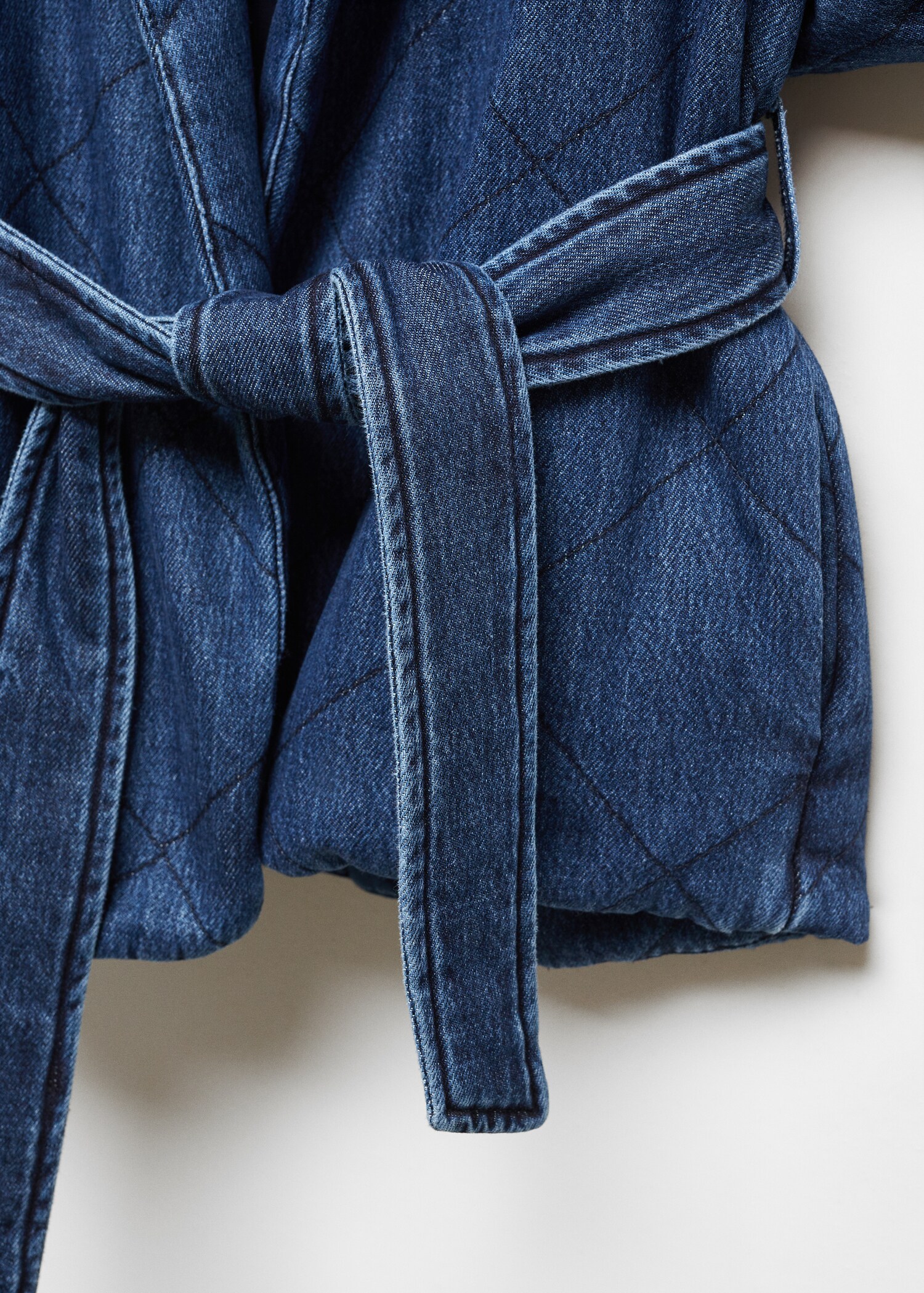 Double-breasted denim jacket - Details of the article 8