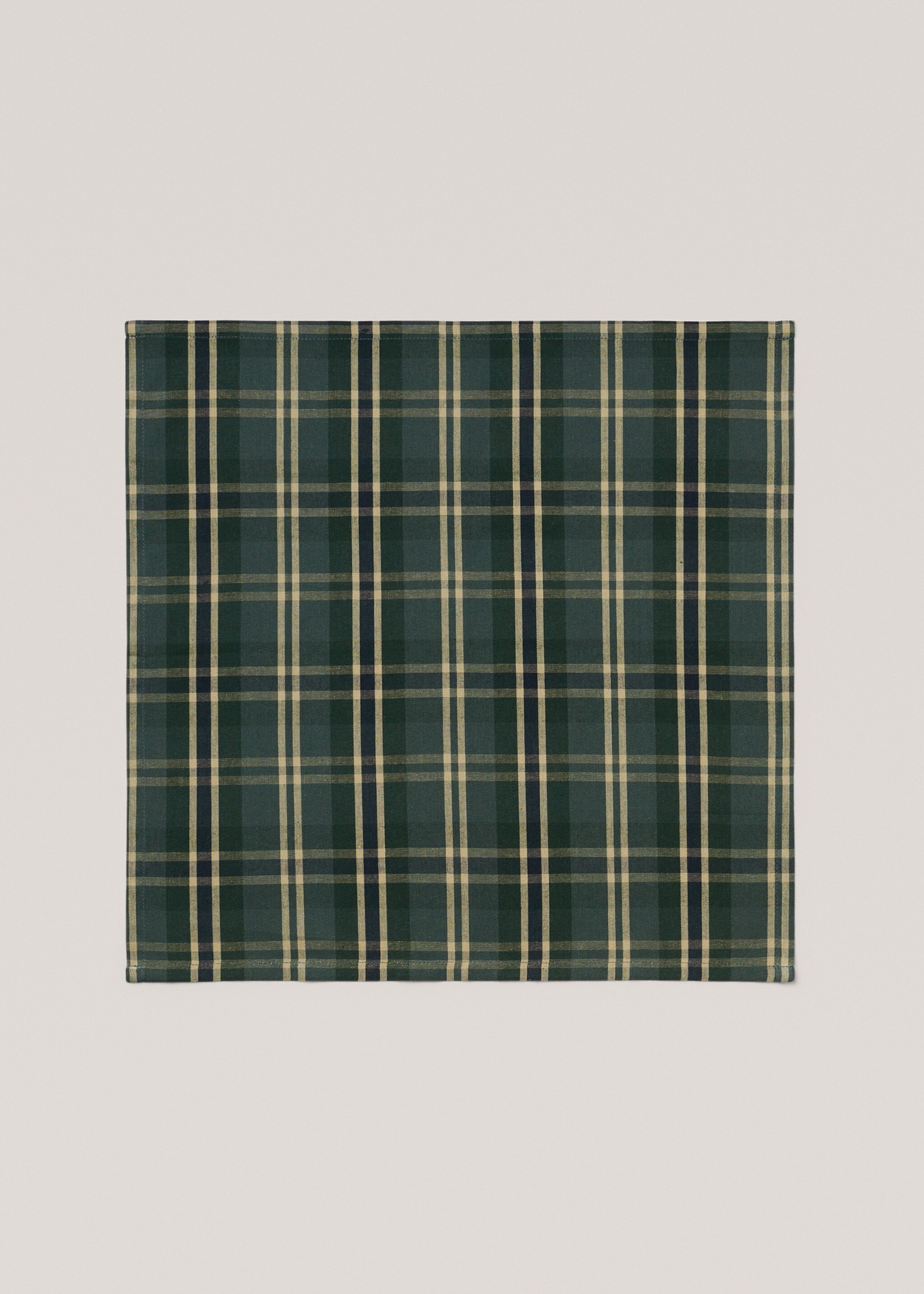 100% cotton check napkin 45x45cm - Article without model