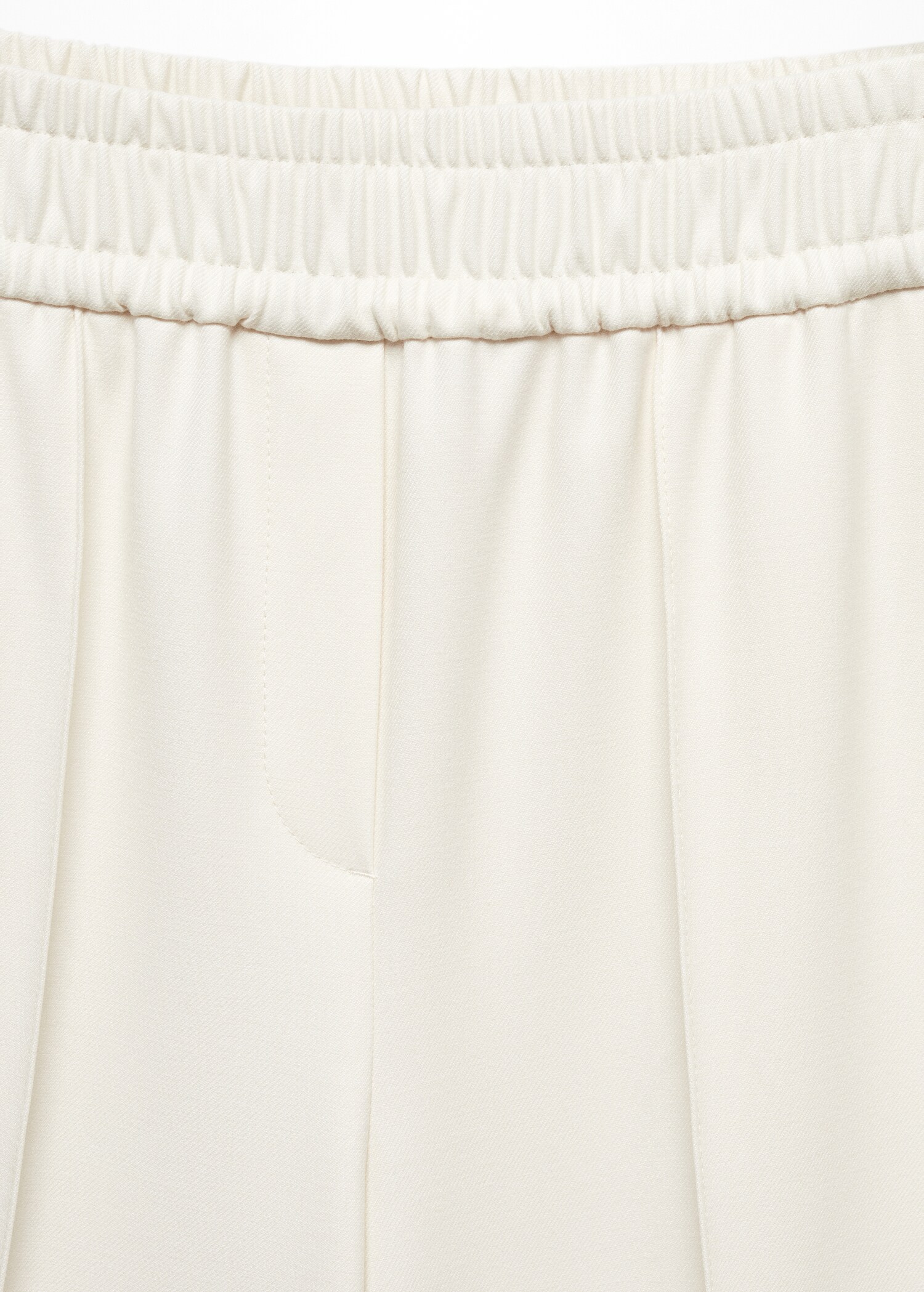 Wideleg trousers with elastic waist - Details of the article 8