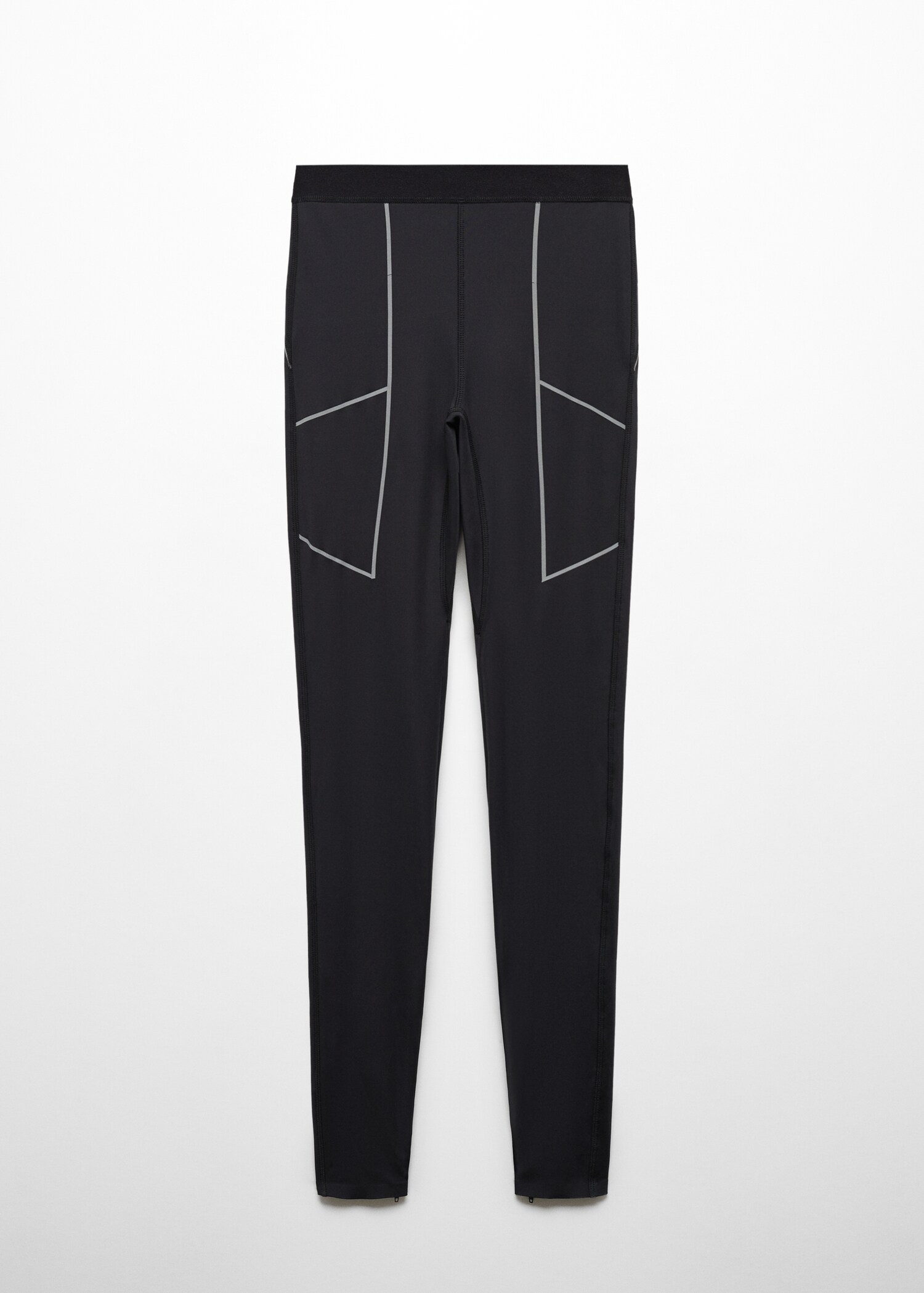Leggings with zipped hem - Article without model