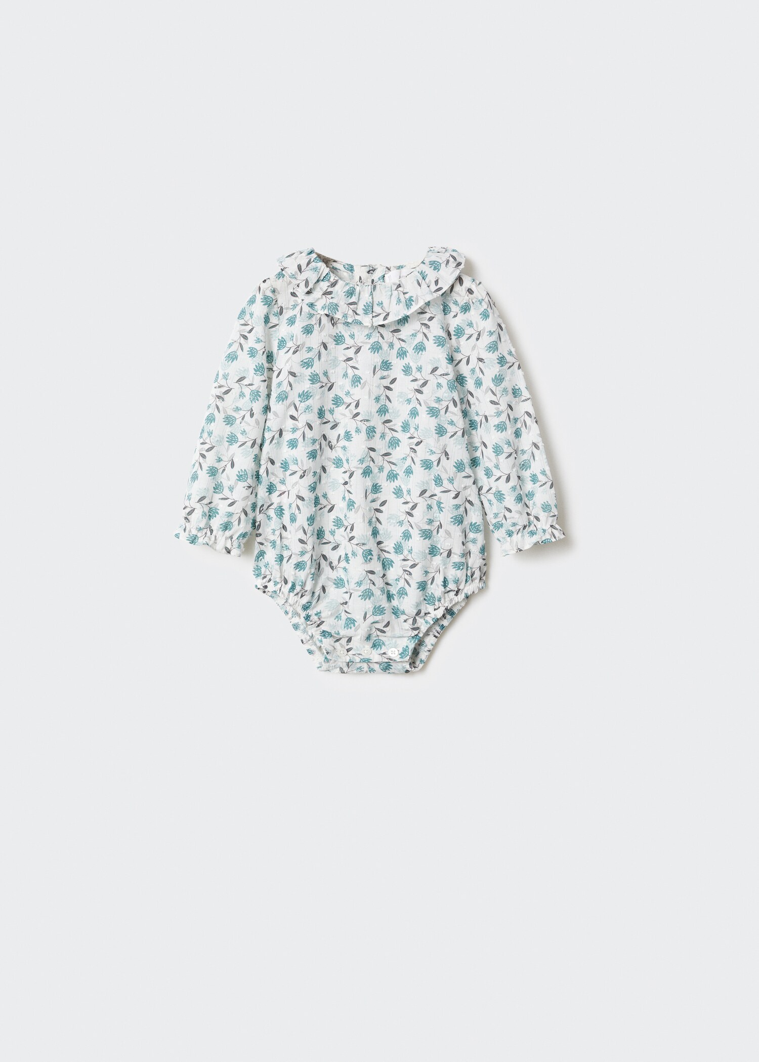 Print cotton one-piece suit - Article without model