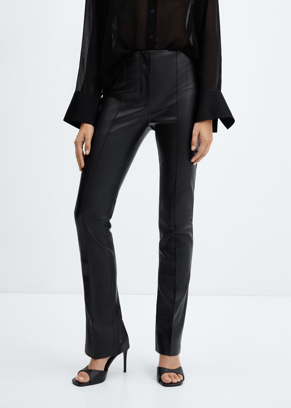 Pantalon skinny efecto piel hotsell