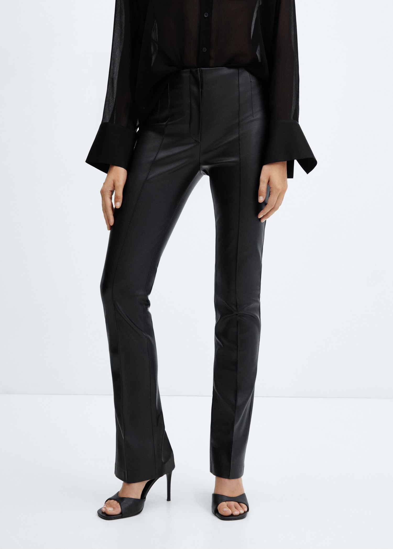 Faux-leather skinny pants Women MANGO OUTLET USA