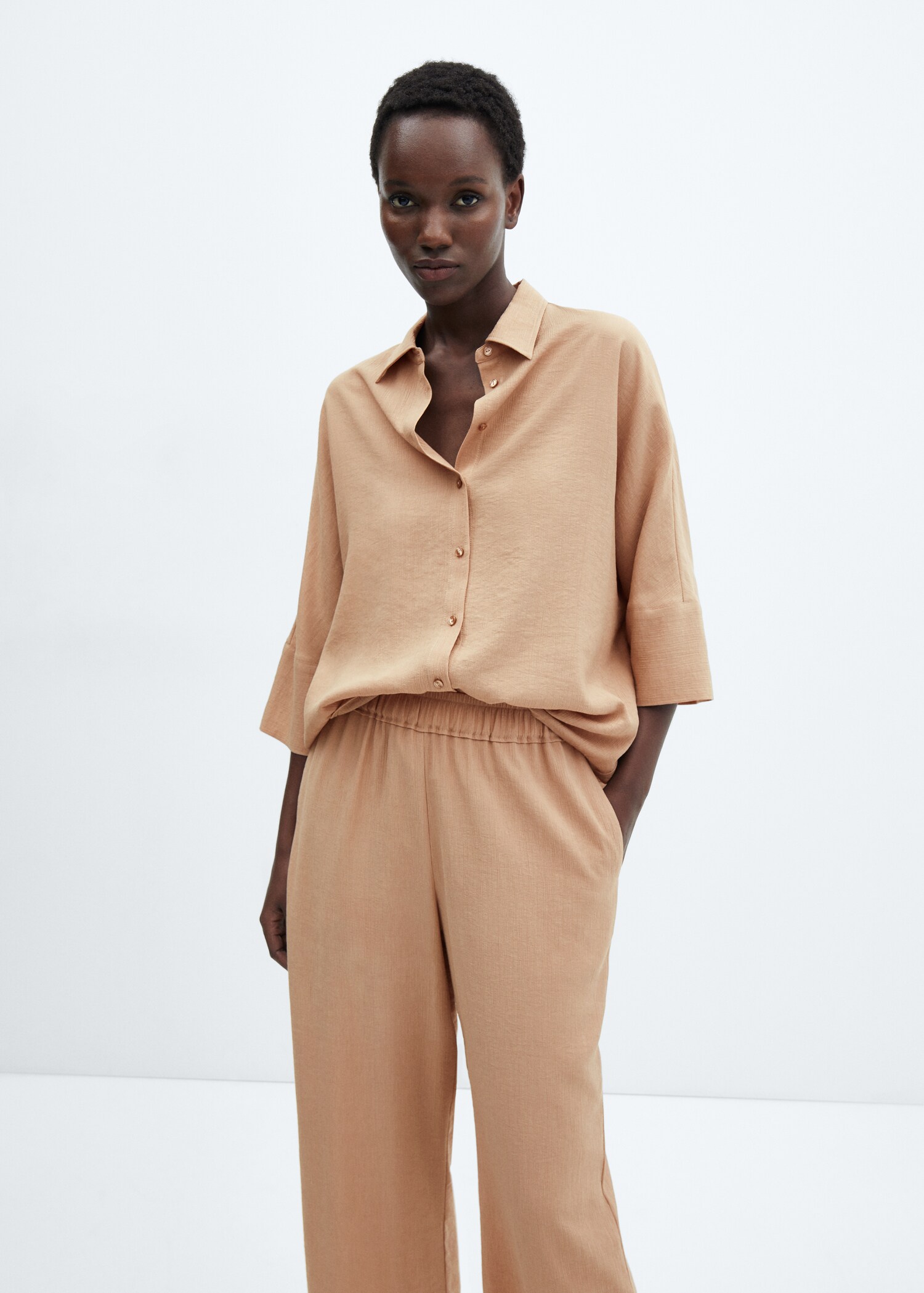 Oversize flowy shirt - Medium plane
