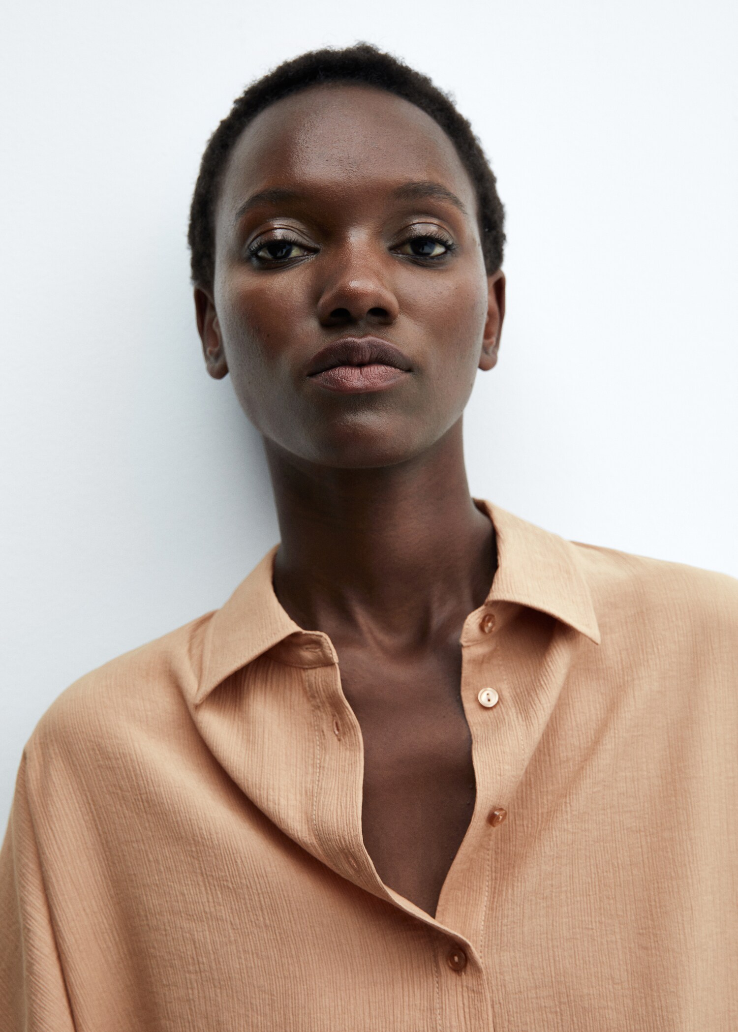 Oversize flowy shirt - Details of the article 1