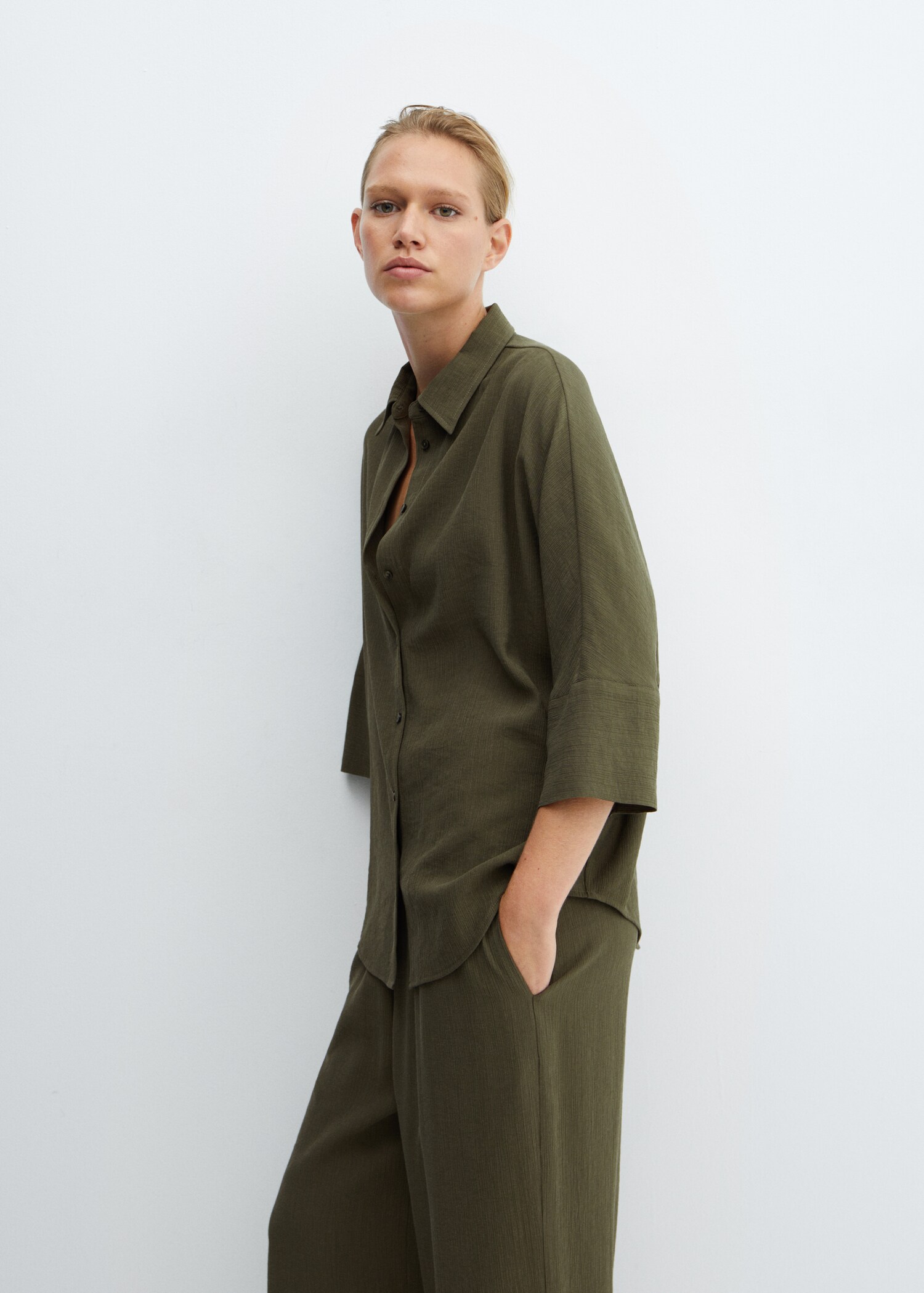 Chemise fluide oversize - Plan moyen