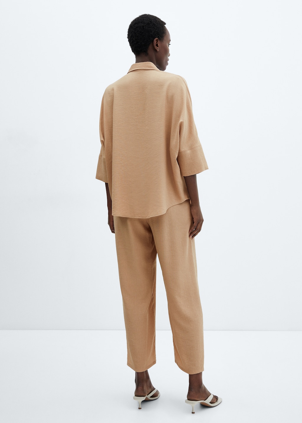 Amateras luxury rich satin pants(無地) 新品 パンツ