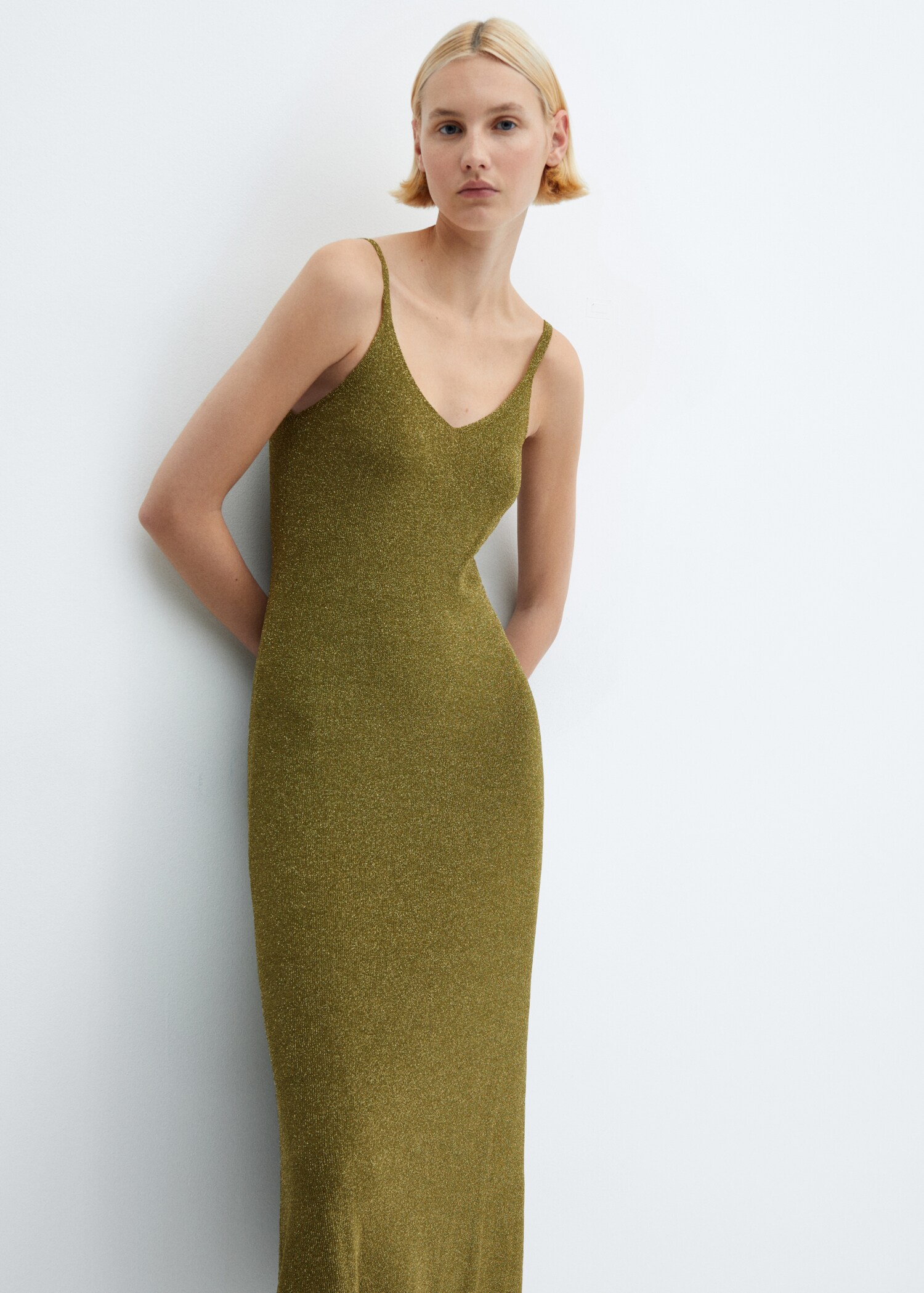 Long lurex dress - Medium plane