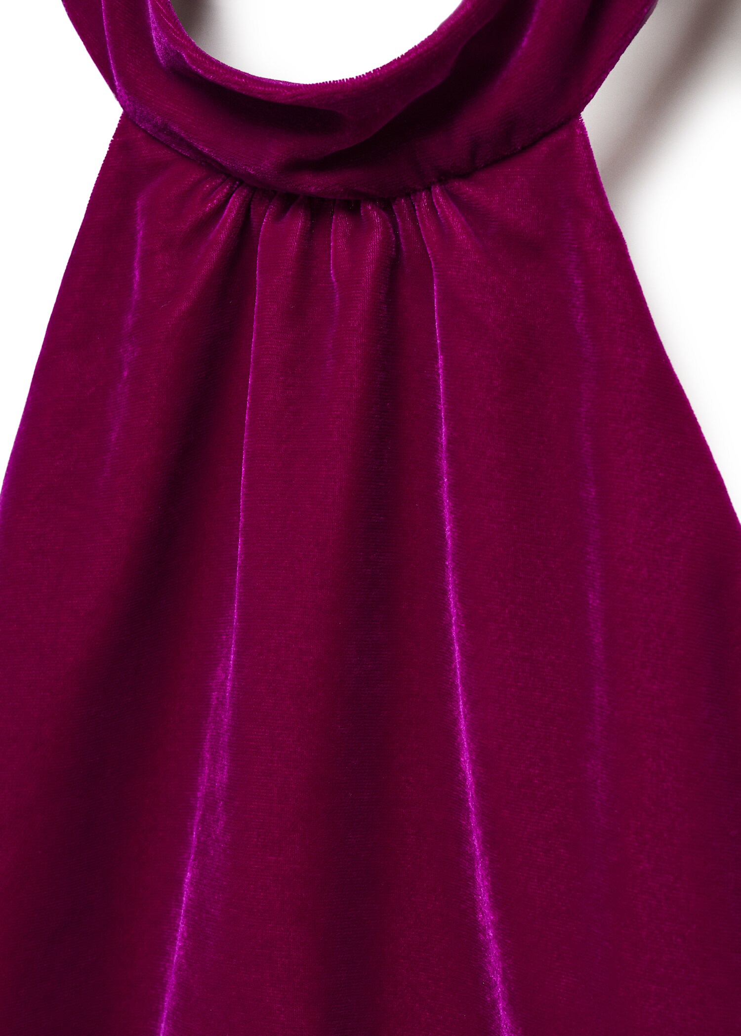 Velvet halter-neck top - Details of the article 8