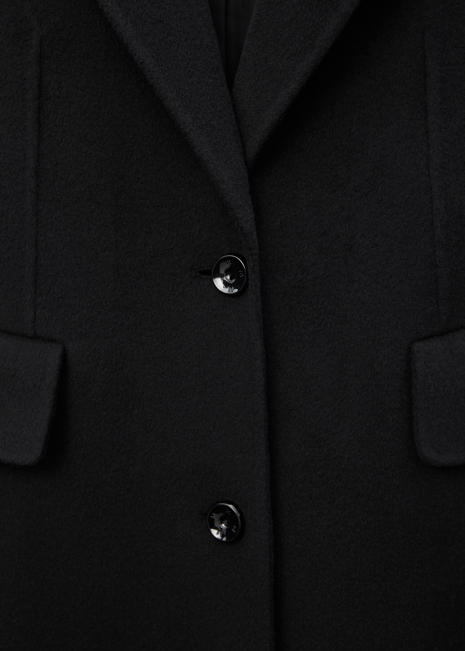 Structured cashmere wool coat - Details of the article 8