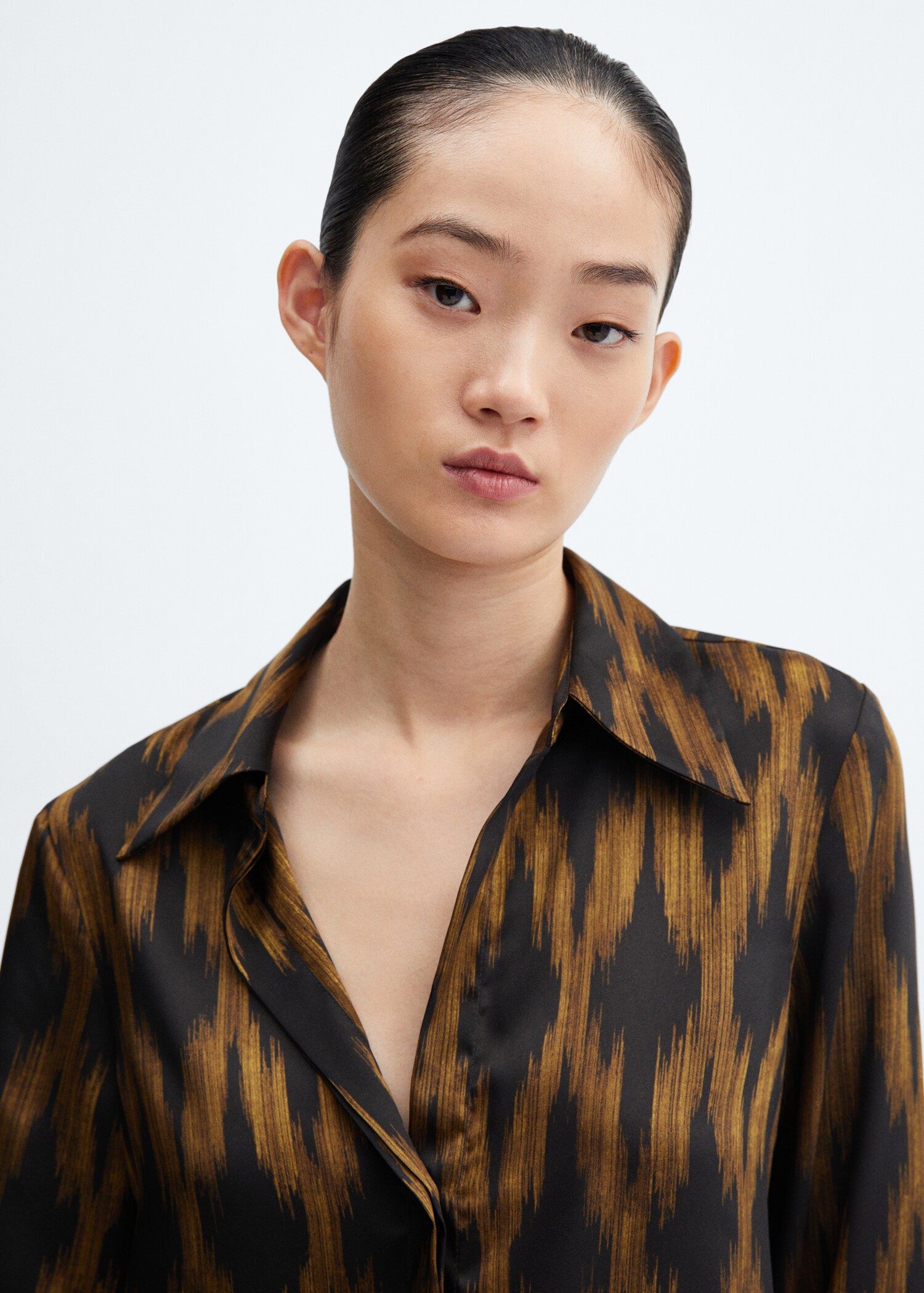 Bedrukte satijnen blouse - Detail van het artikel 6