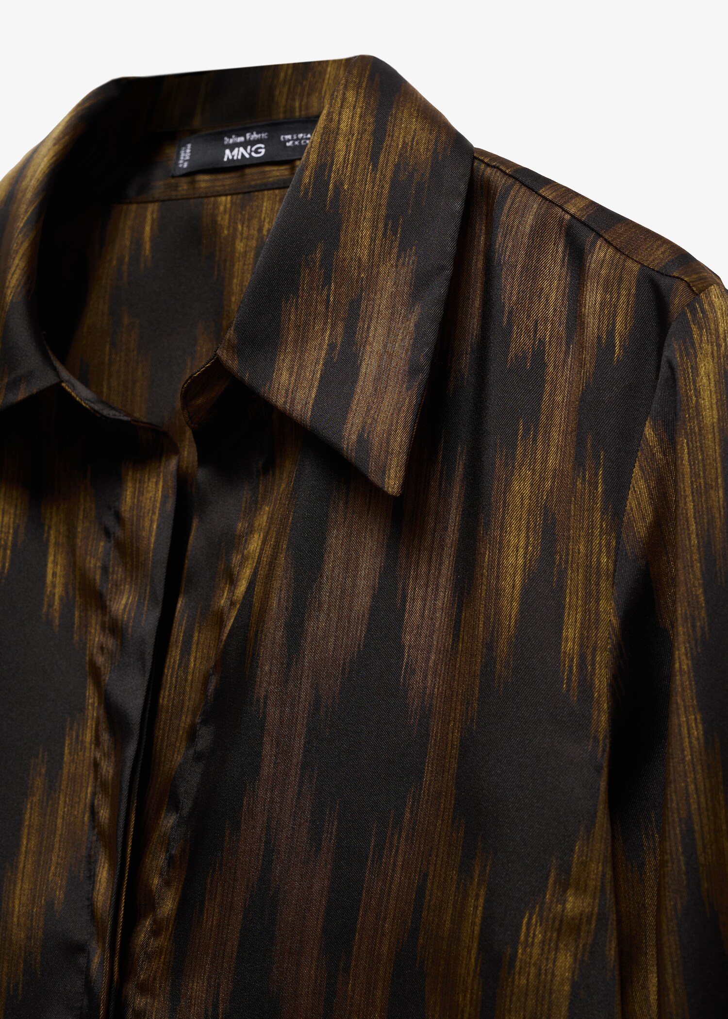 Bedrukte satijnen blouse - Detail van het artikel 8