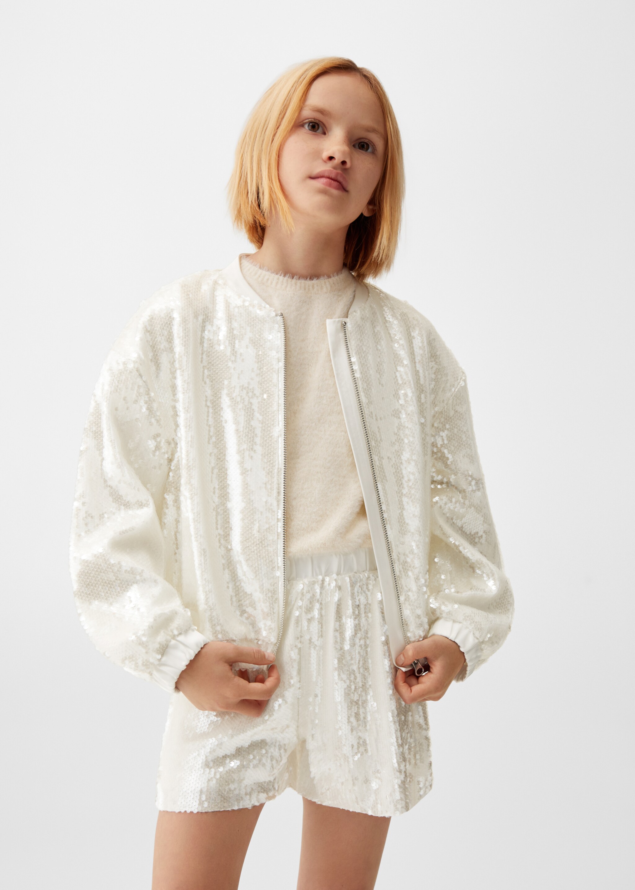 Sequined bomber - Medium plane
