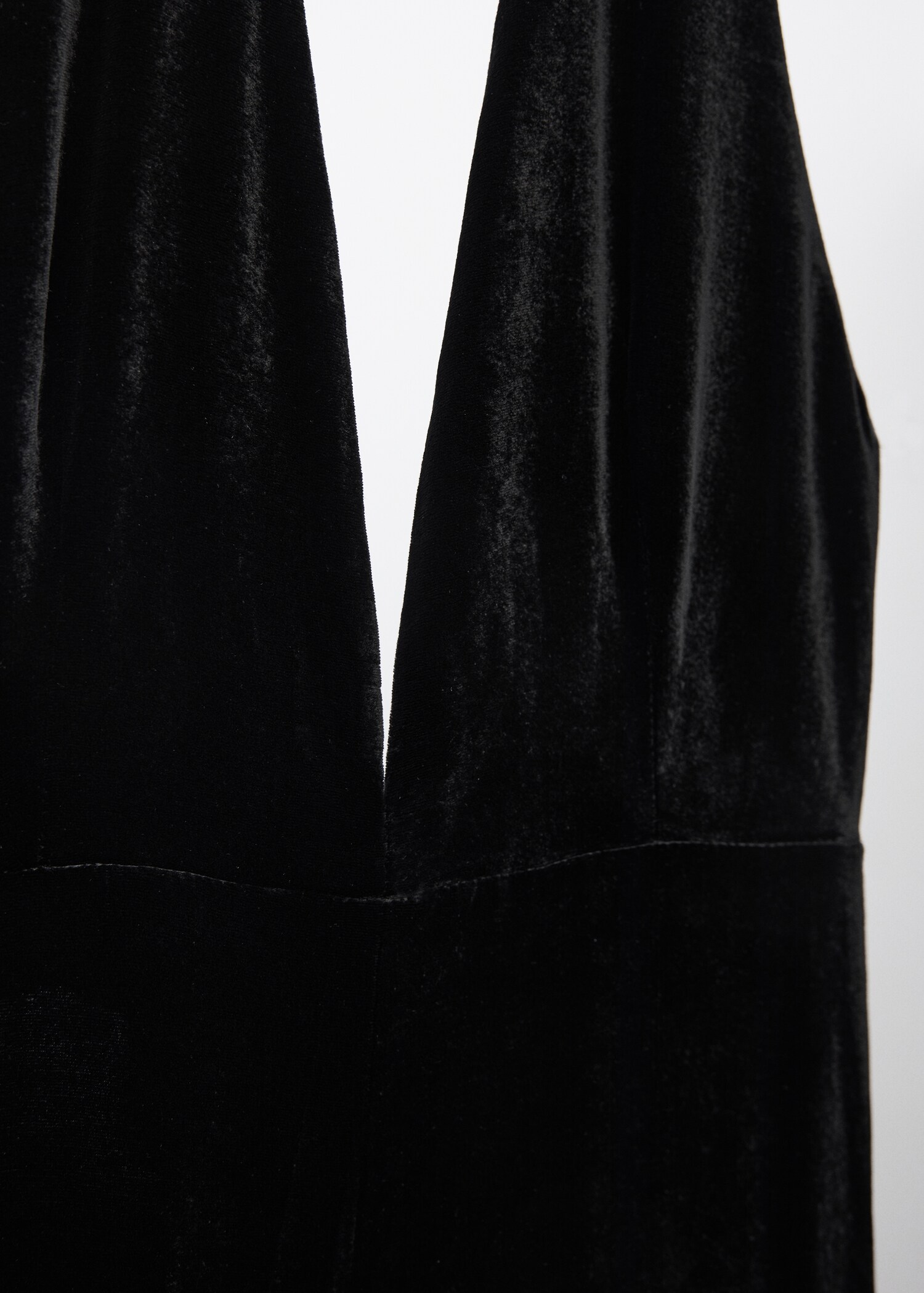 Mono terciopelo cuello halter - Detalle del artículo 8