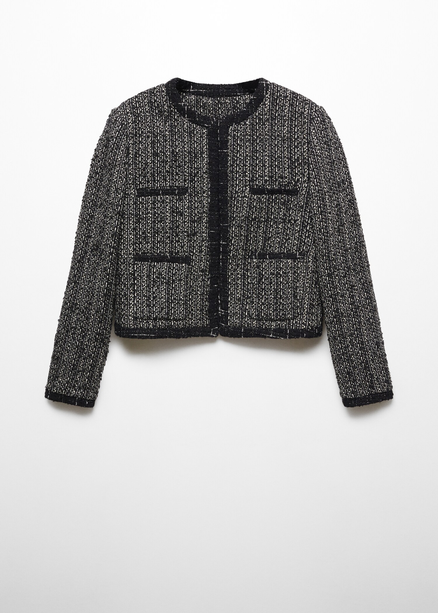 Tweedjacke mit Borten - Artikel ohne Model