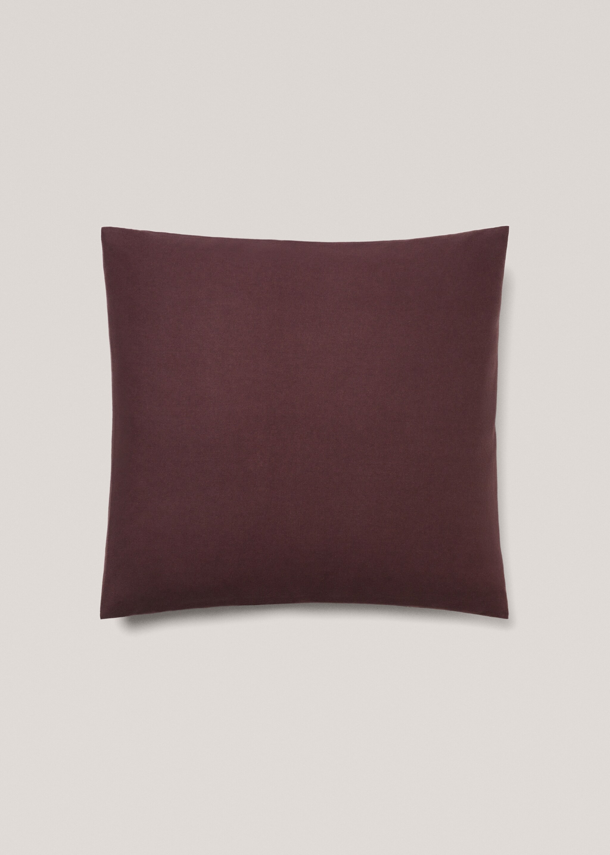 Plain flannel pillow case 60x60cm (Pack of 2) - Article without model