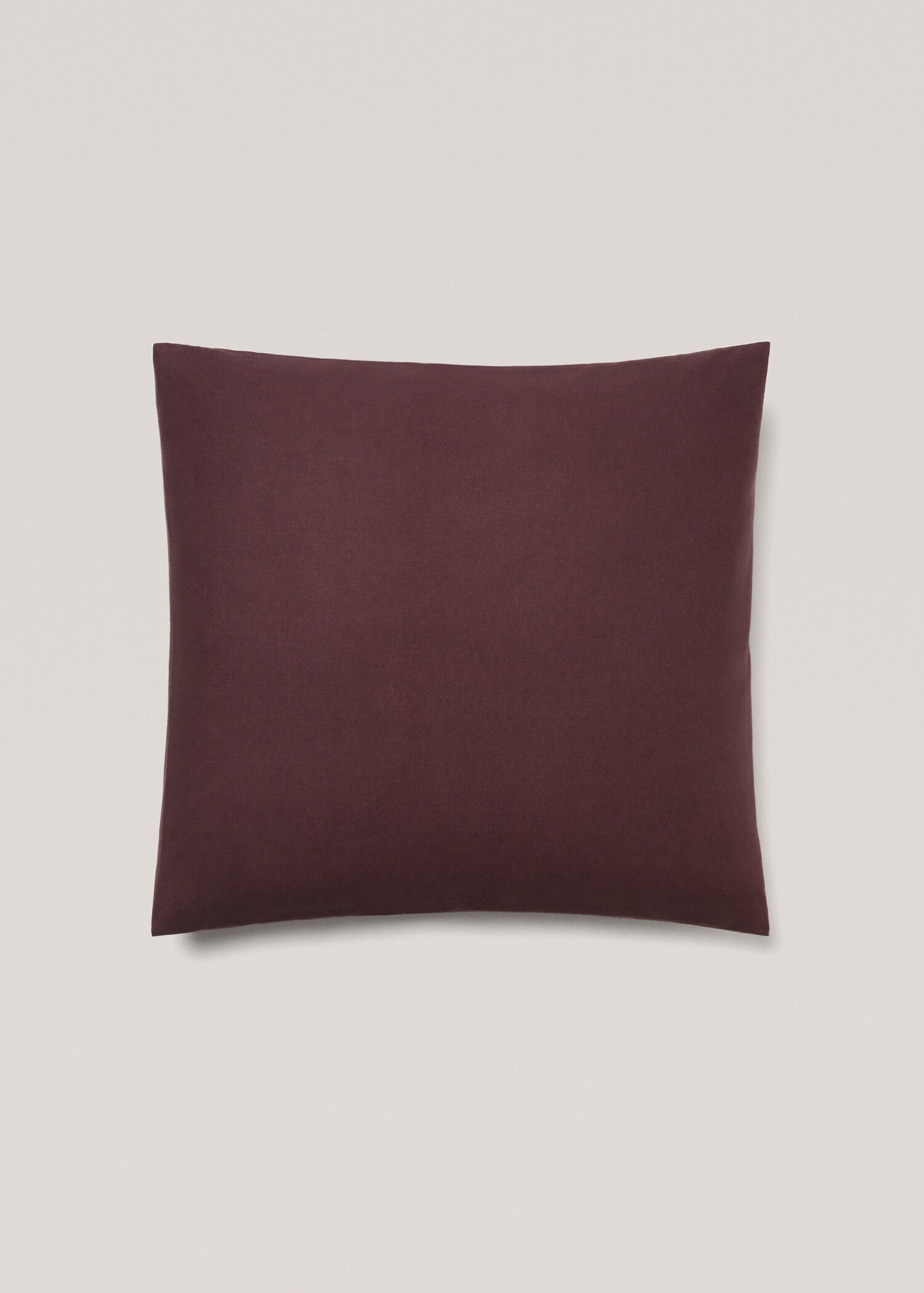 Plain flannel pillow case 60x60cm (Pack of 2) - Article without model