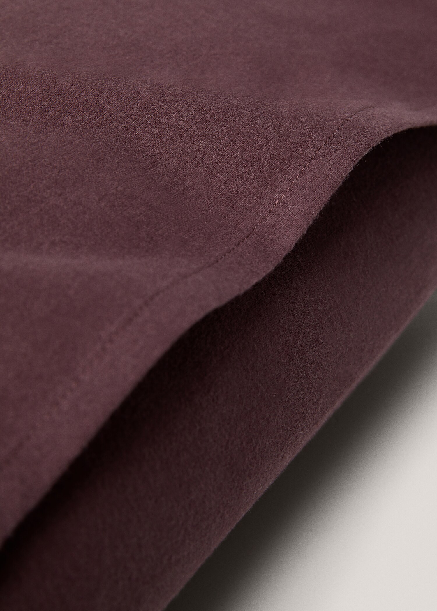 Plain flannel pillow case 60x60cm (Pack of 2) - Details of the article 1