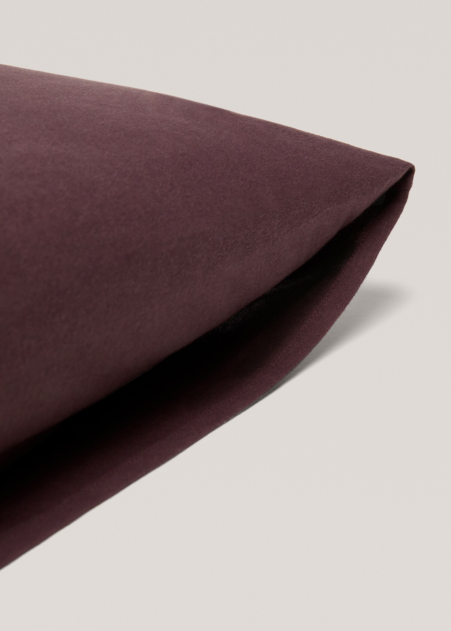 Plain flannel pillow case 60x60cm (Pack of 2) - Details of the article 2