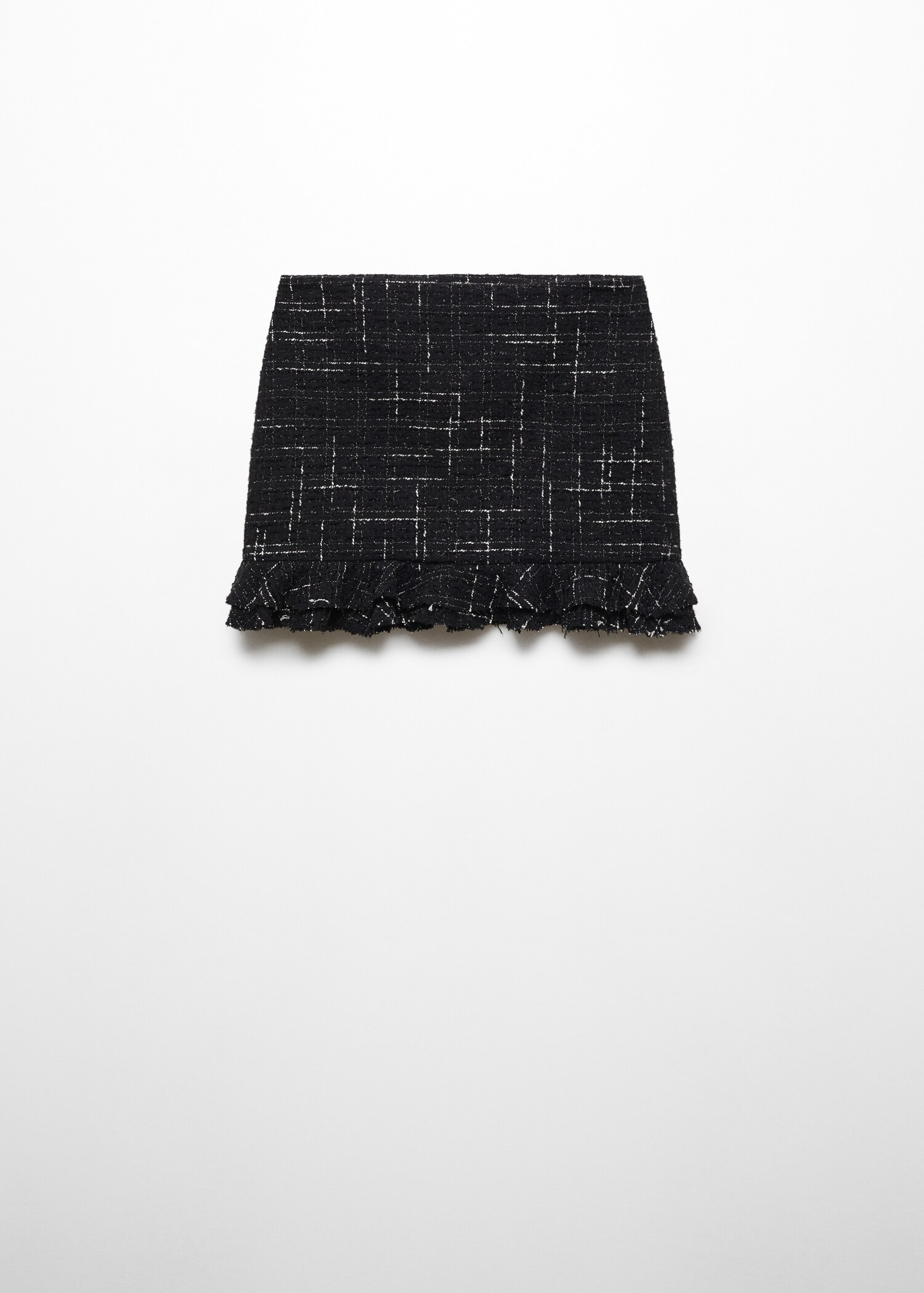 Ruffled tweed skirt - Article without model