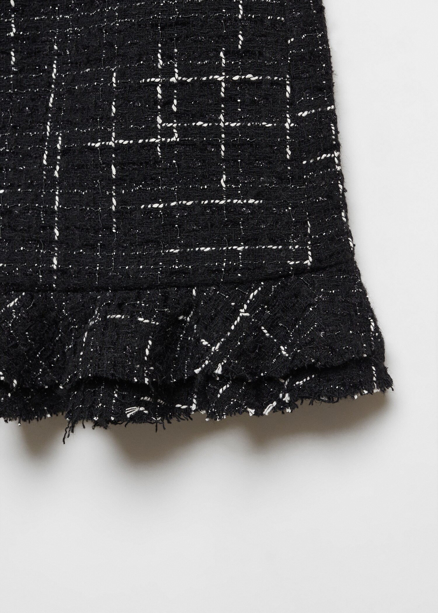 Ruffled tweed skirt - Details of the article 8