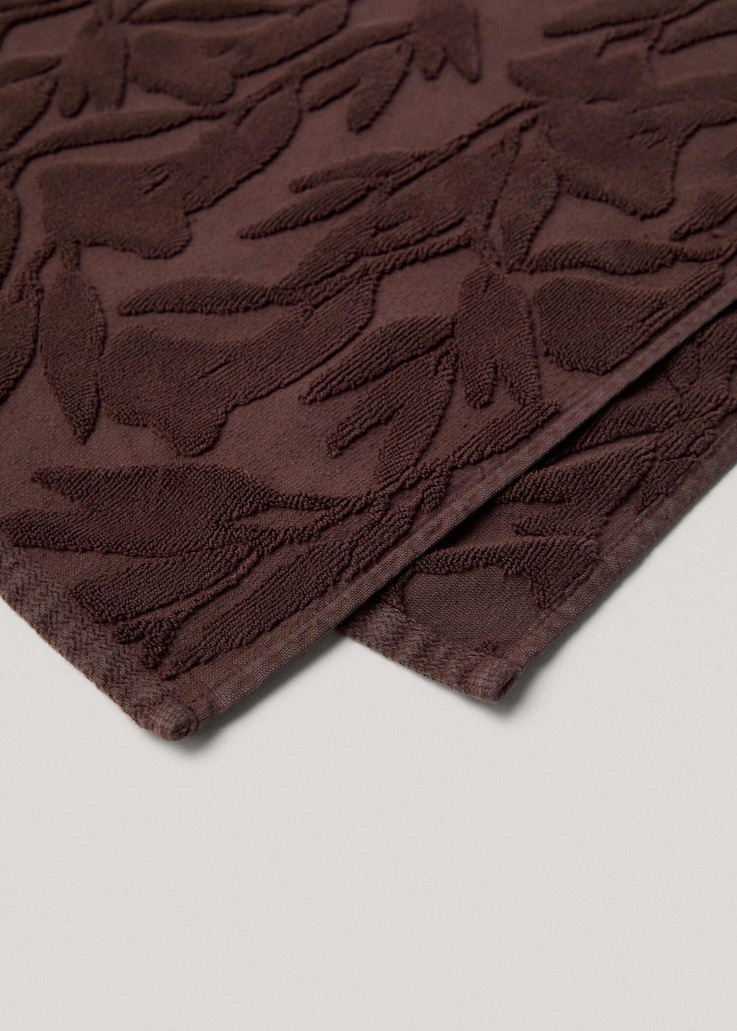 Jacquard 100% cotton bath mat 50x70cm - Details of the article 2