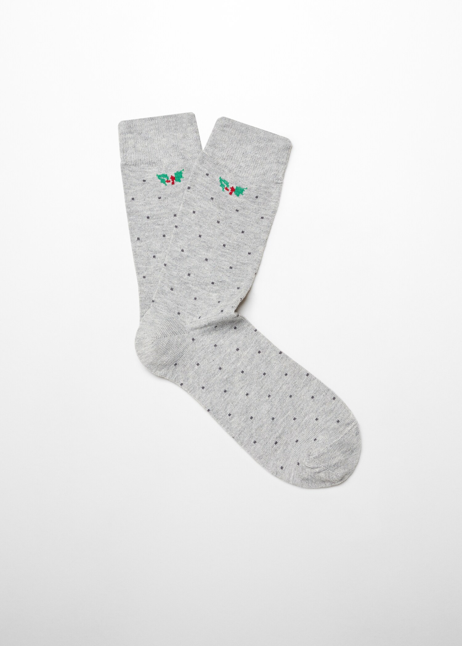 Chaussettes coton imprimé de Noël - Article sans modèle