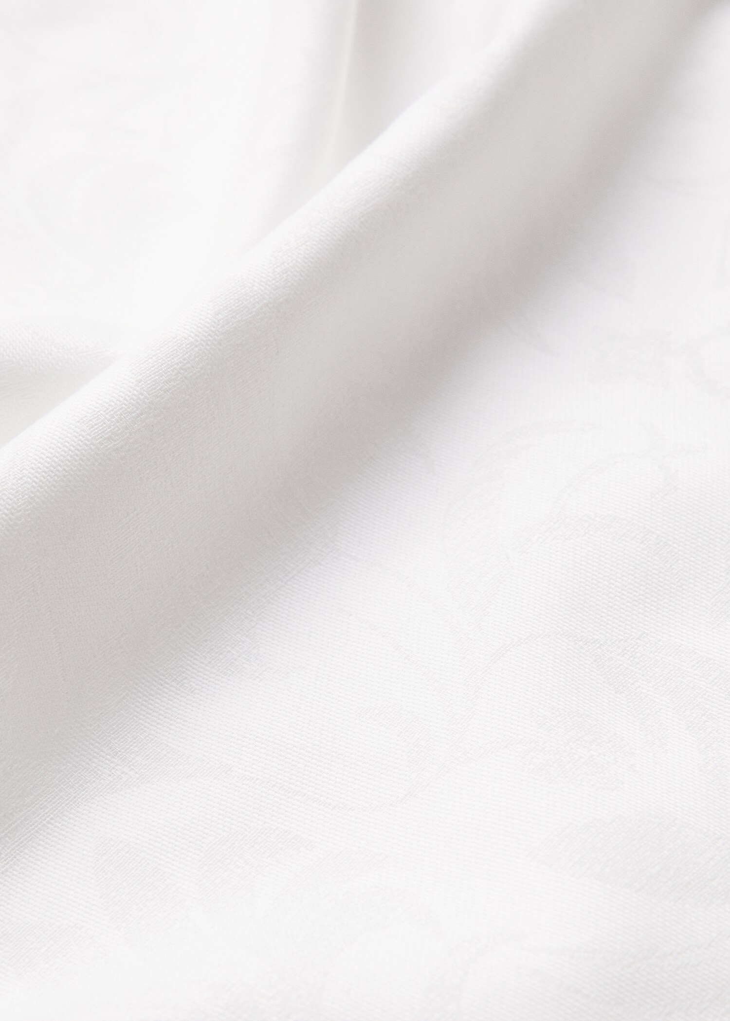 Nappe coton fleur jacquard 170x170 cm - Détail de l'article 2