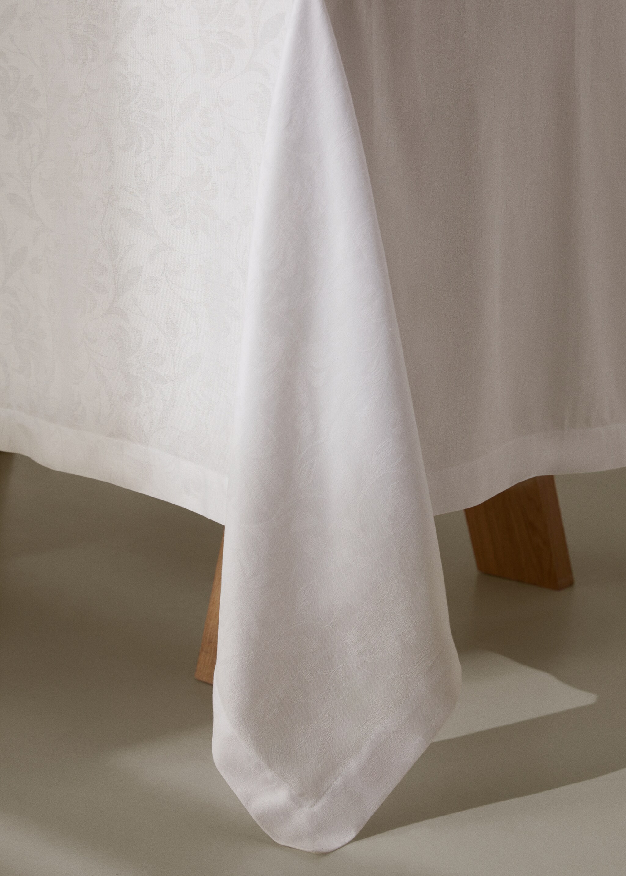 Tovaglia cotone fiori jacquard 170x170cm - Dettaglio dell'articolo 8