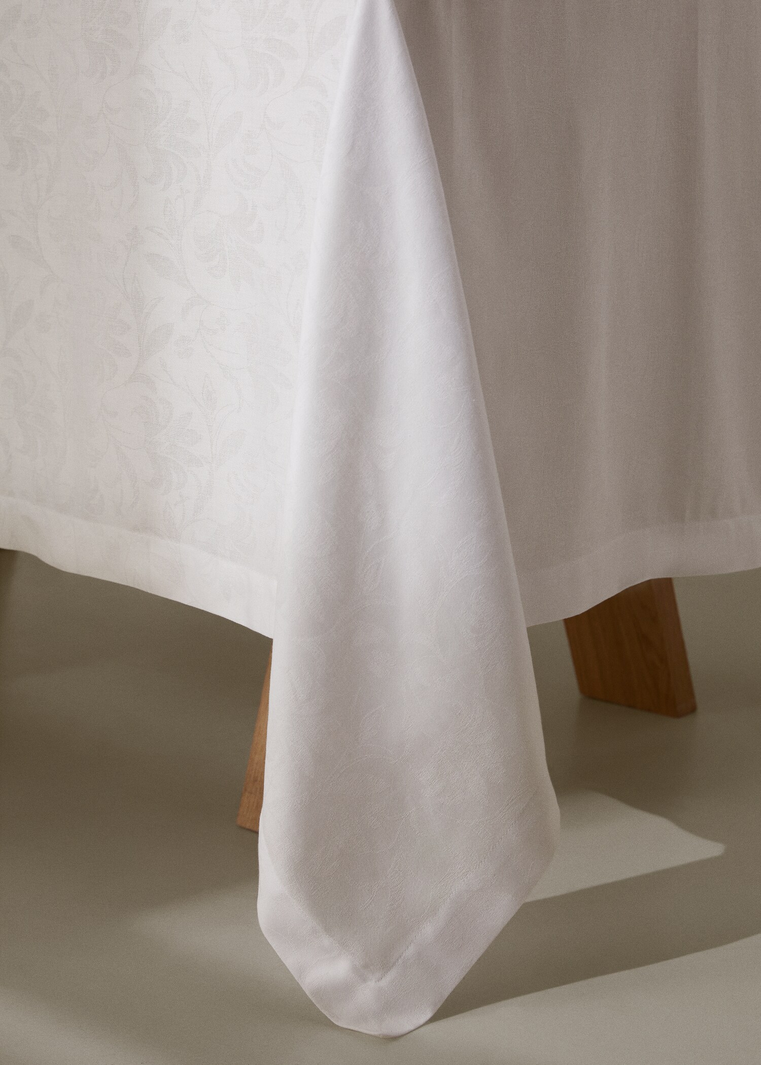 Nappe coton fleur jacquard 170x170 cm - Détail de l'article 8