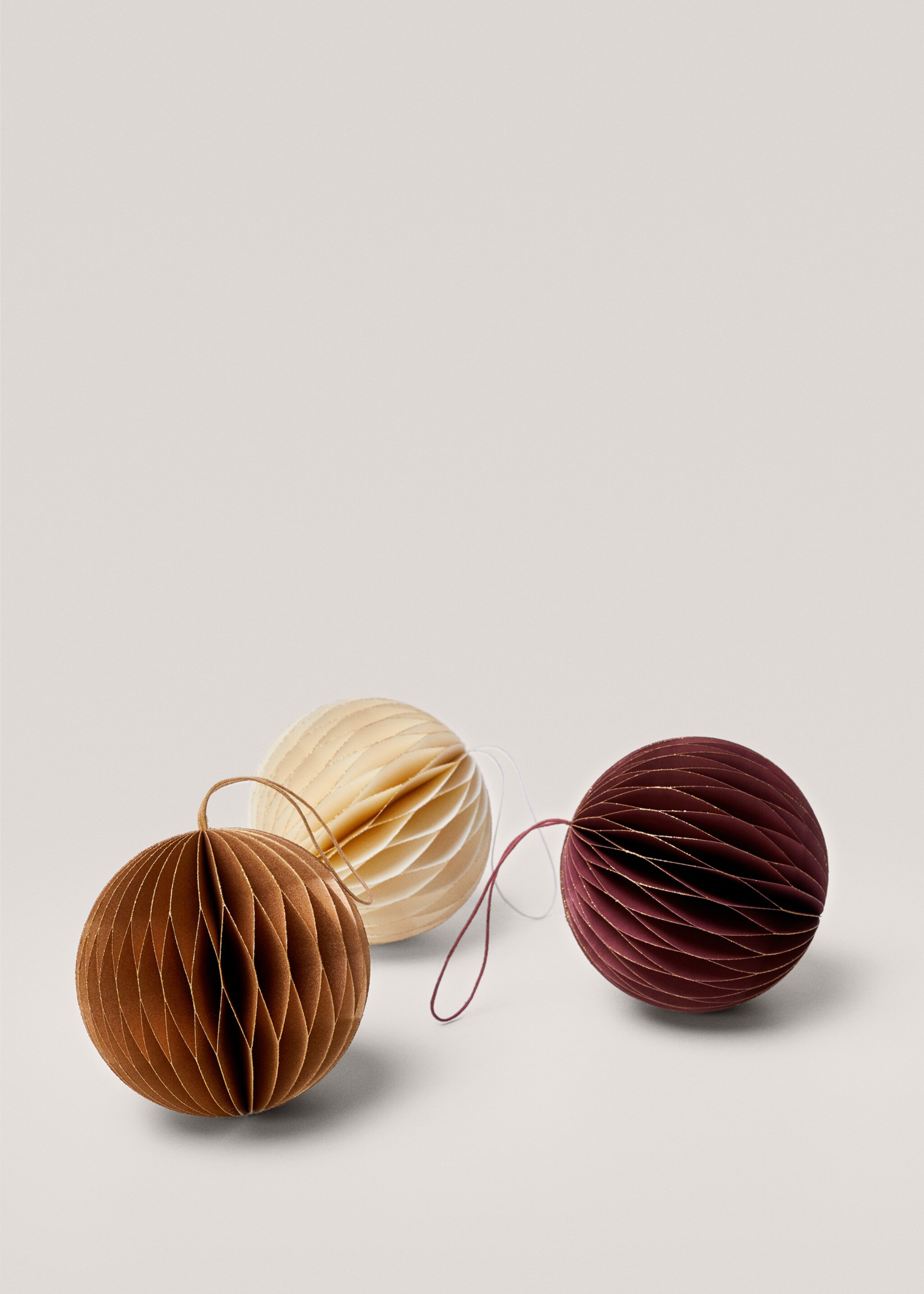 Christmas ball ornament - Details of the article 4, Maroon. Ref: 57109029-00.