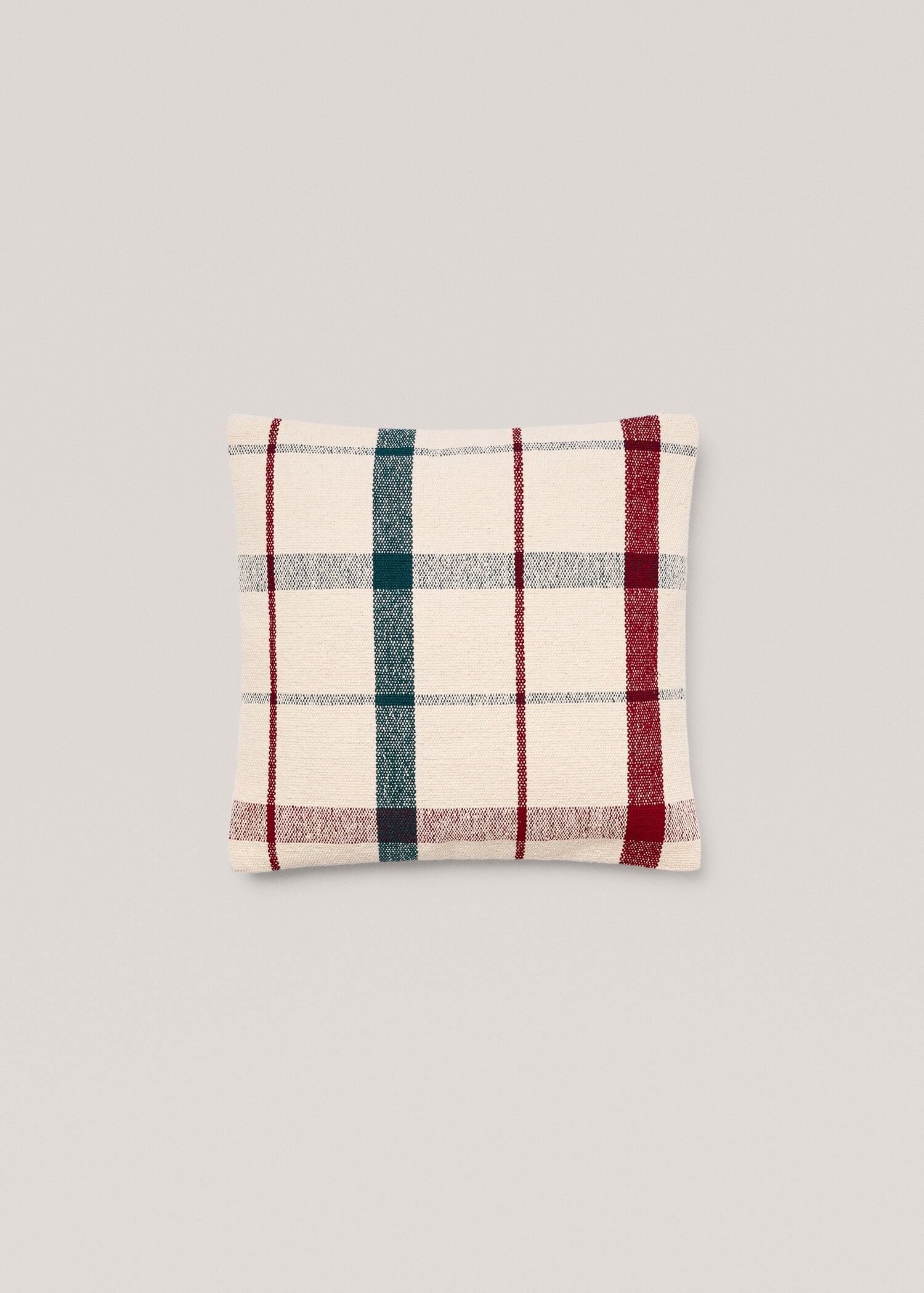 Housse de coussin 100 % coton carreaux 45x45 cm - Article sans modèle