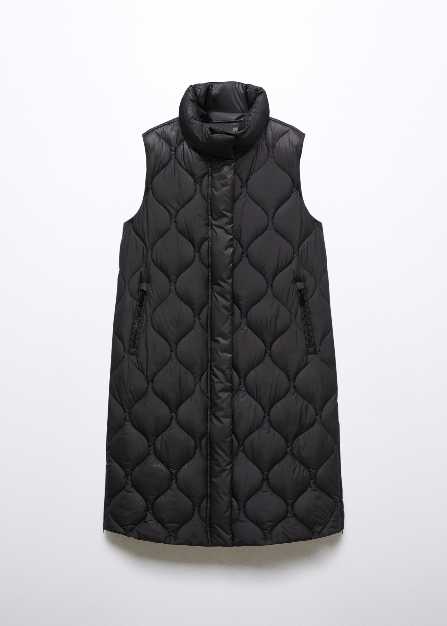 Mango Chalecos Acolchados Mujer Largos Vest Mango Outlet Chalecos