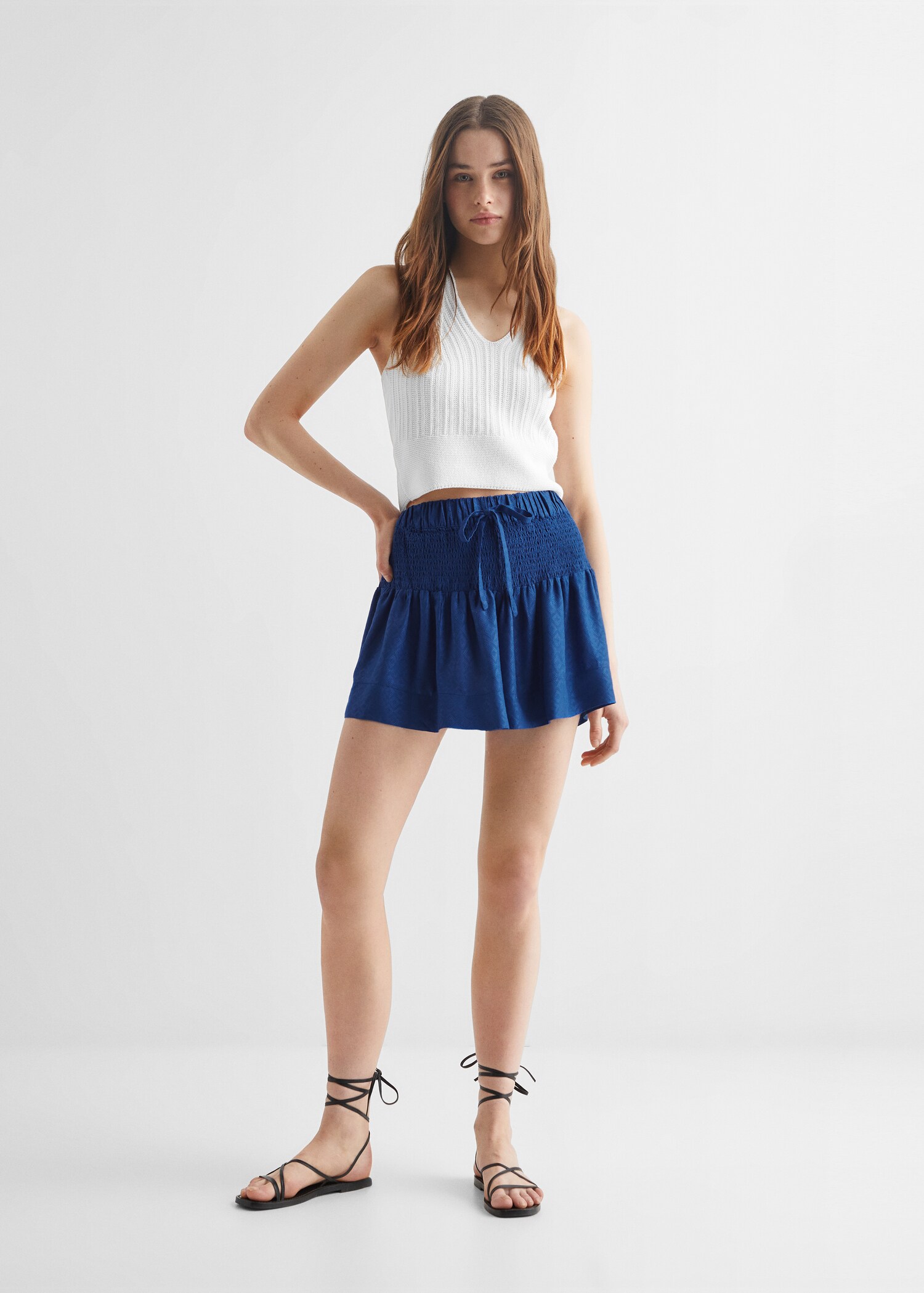 Ribbed crop top - General plane