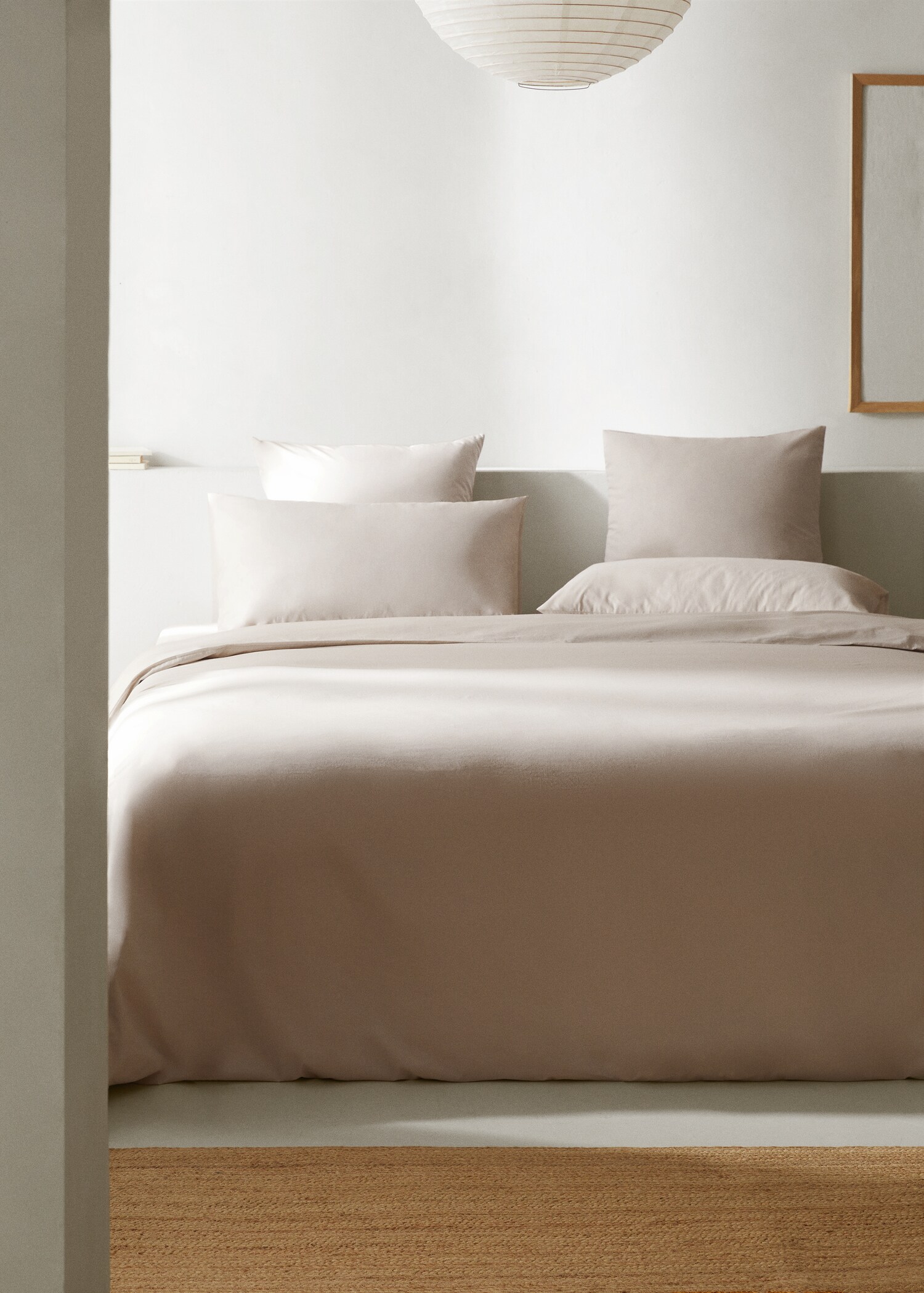 Housse de couette percale de coton (300 fils) Lit 150/160 cm - Plan général