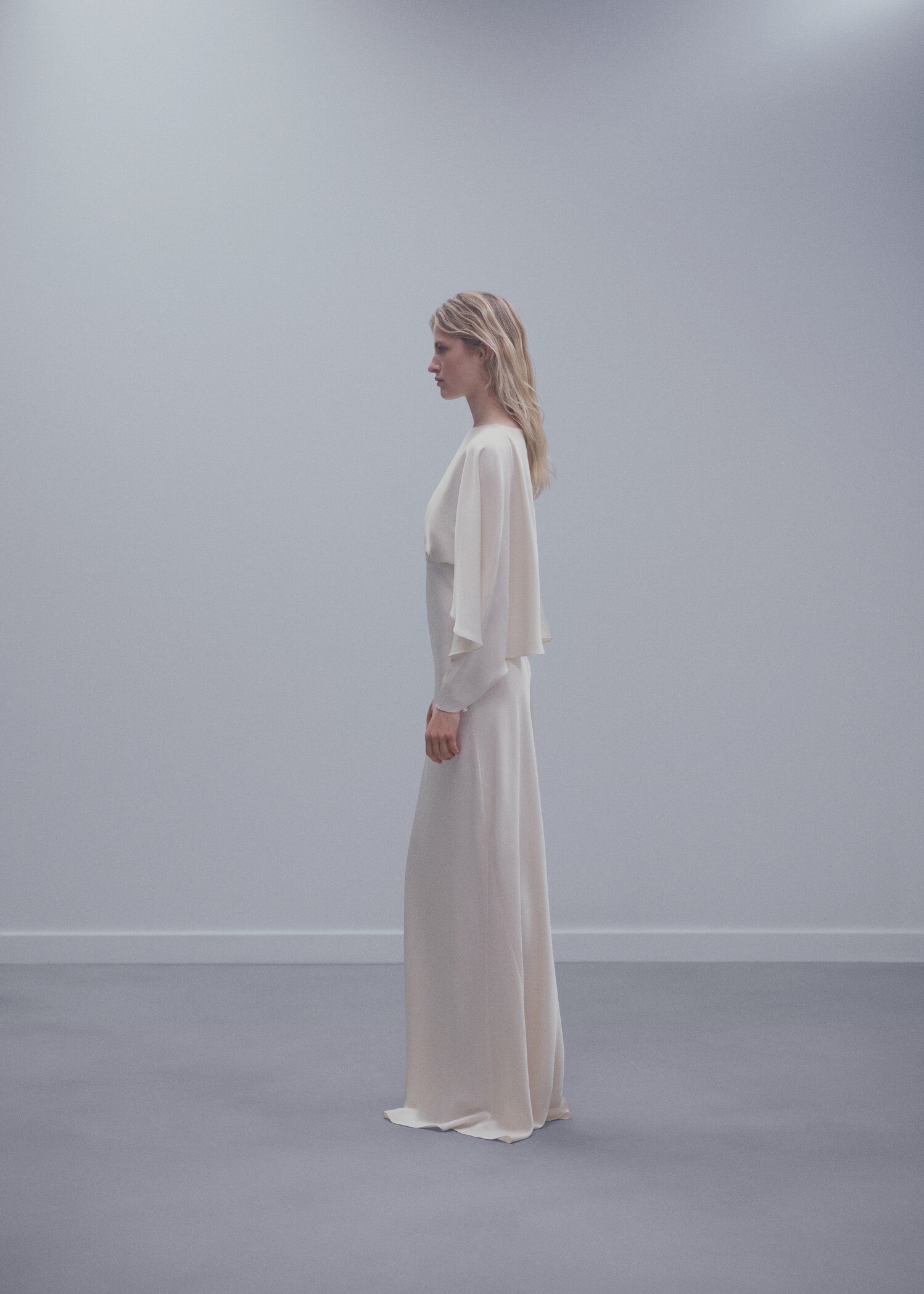 Lingerie dress with cloak detail - General plane