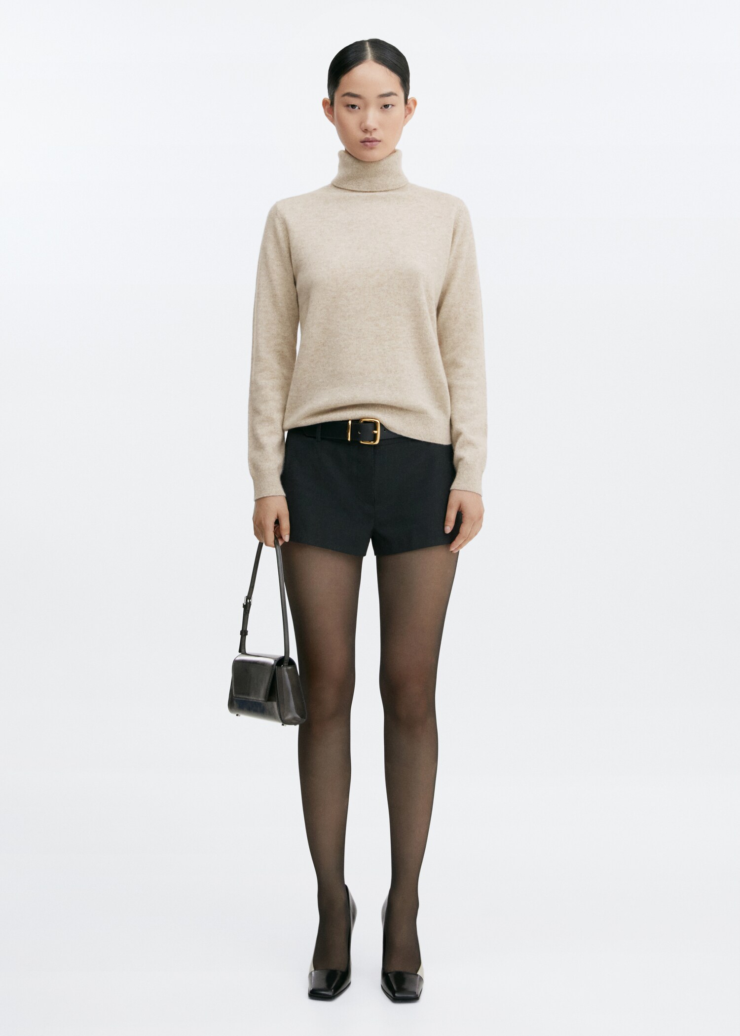 Rollkragenpullover aus 100 % Kaschmir - Allgemeine Ansicht