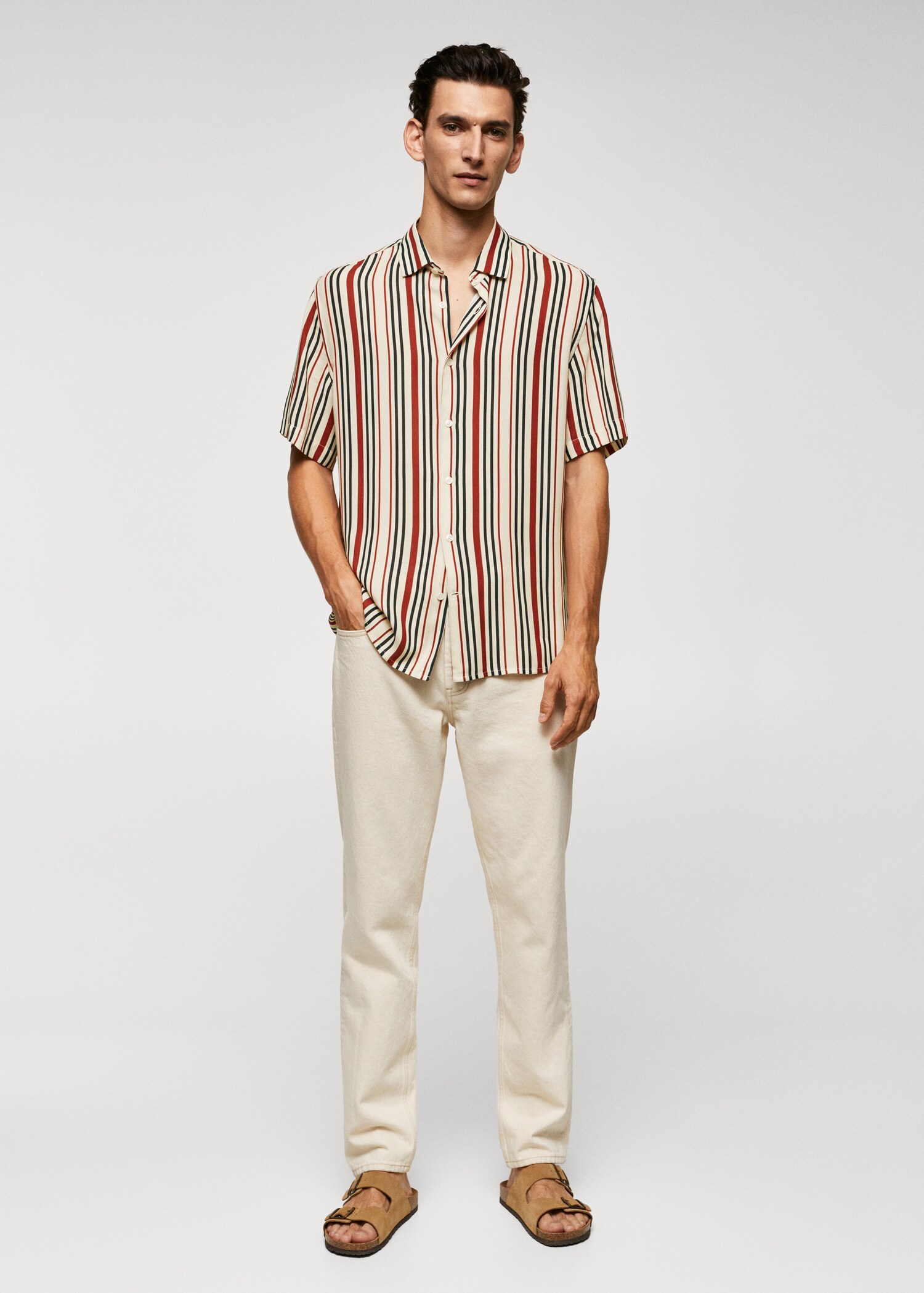 Camicia righe maniche corte - Piano generale