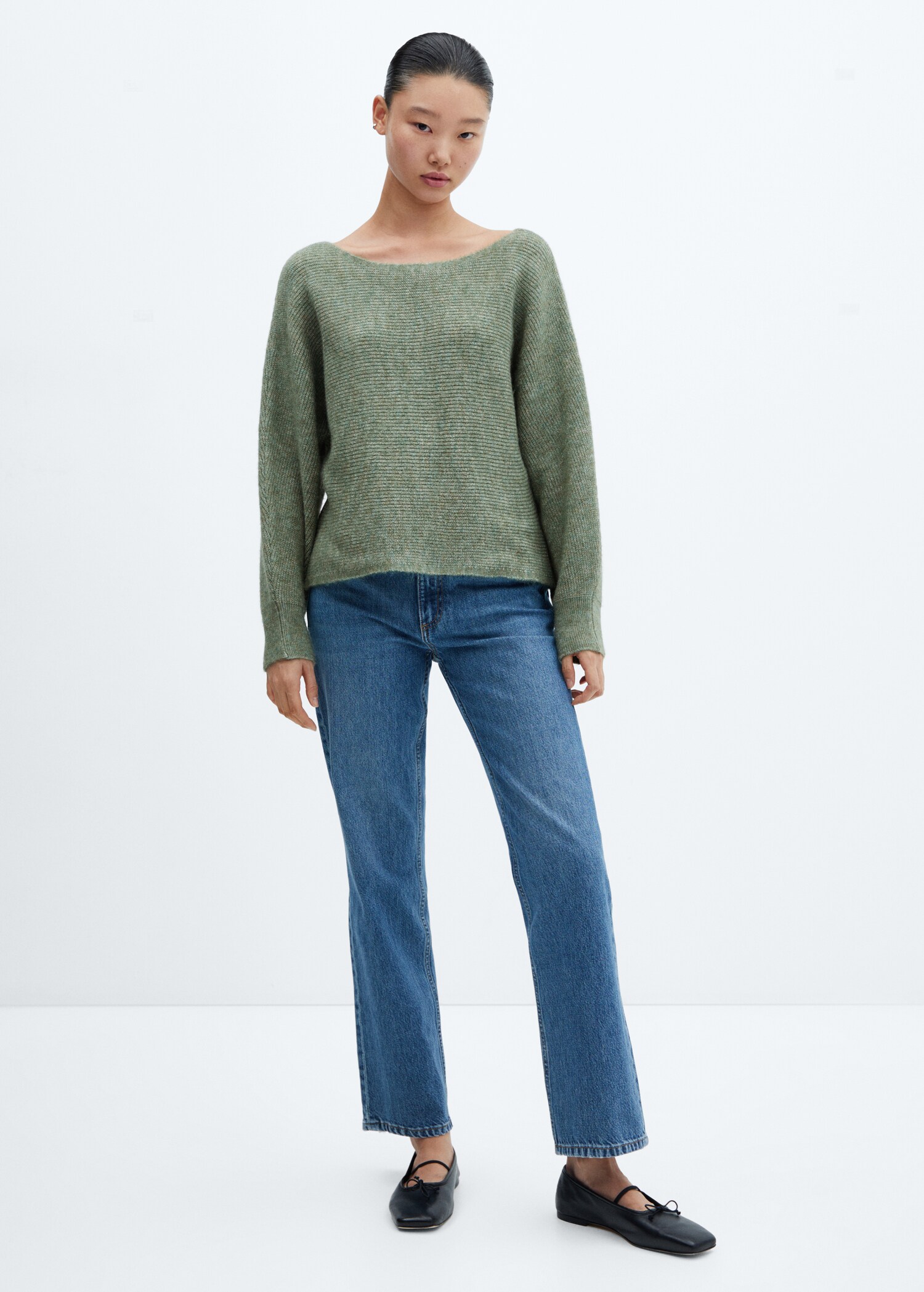 Puffed sleeves sweater - General plane
