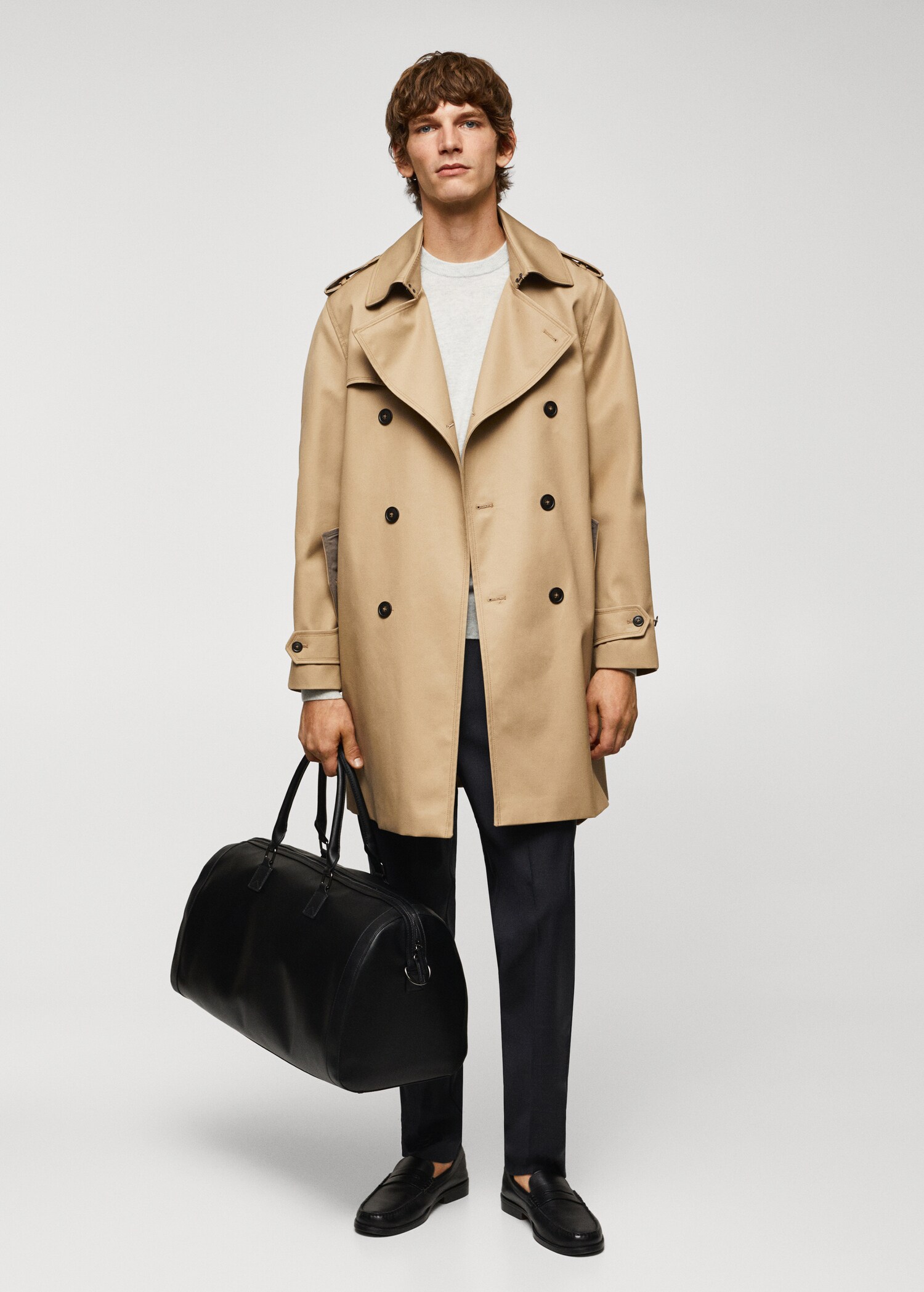 Fine-knit wool-blend sweater - General plane