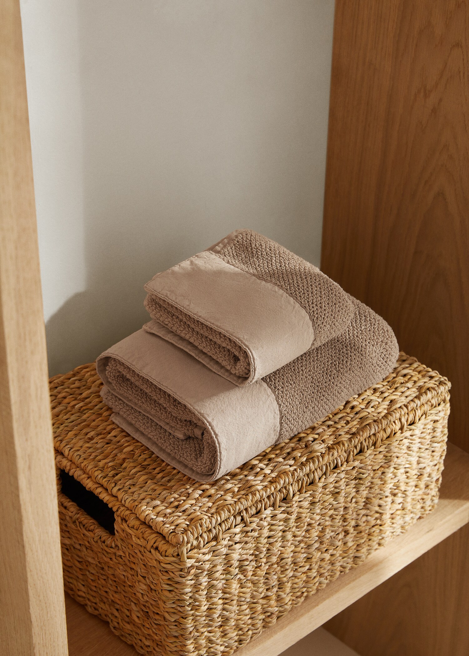 Serviette toilette coton - Plan général
