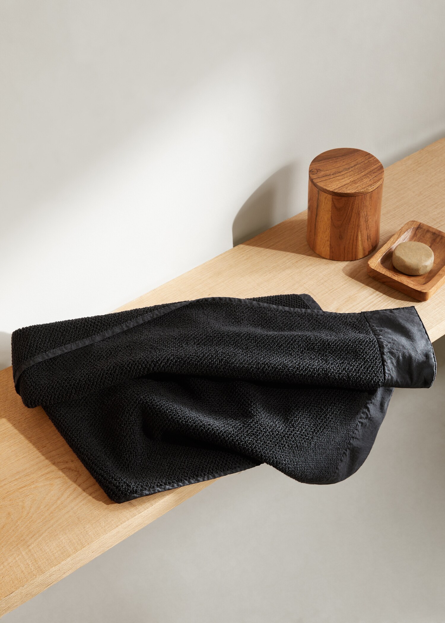 Serviette toilette coton - Plan général