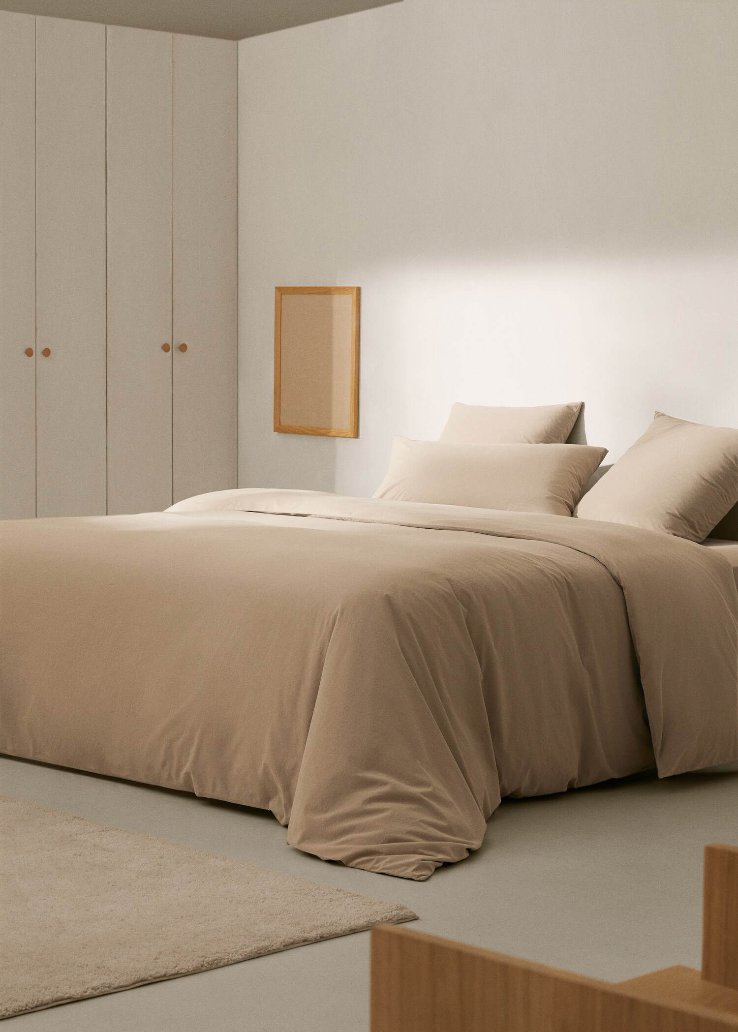 Housse de couette coton lavé lit 90 cm - Plan général