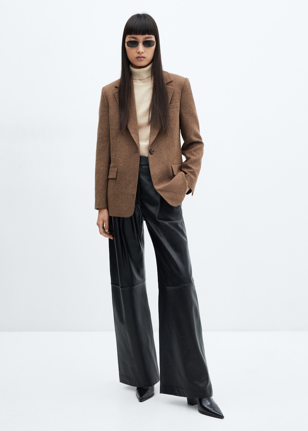 Turtleneck knitted sweater - Women | MANGO OUTLET USA