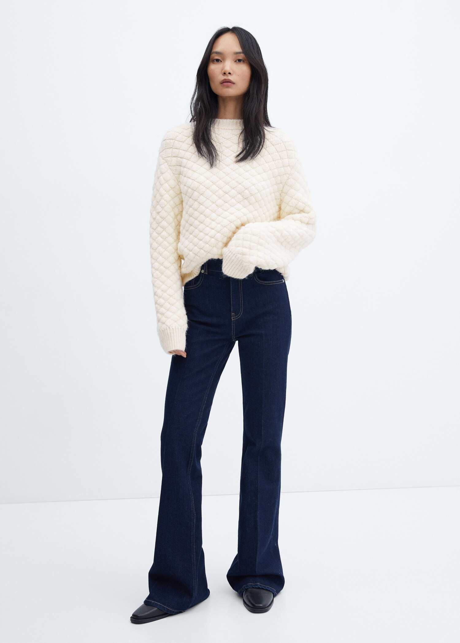 Pull-over maille oversize - Plan général