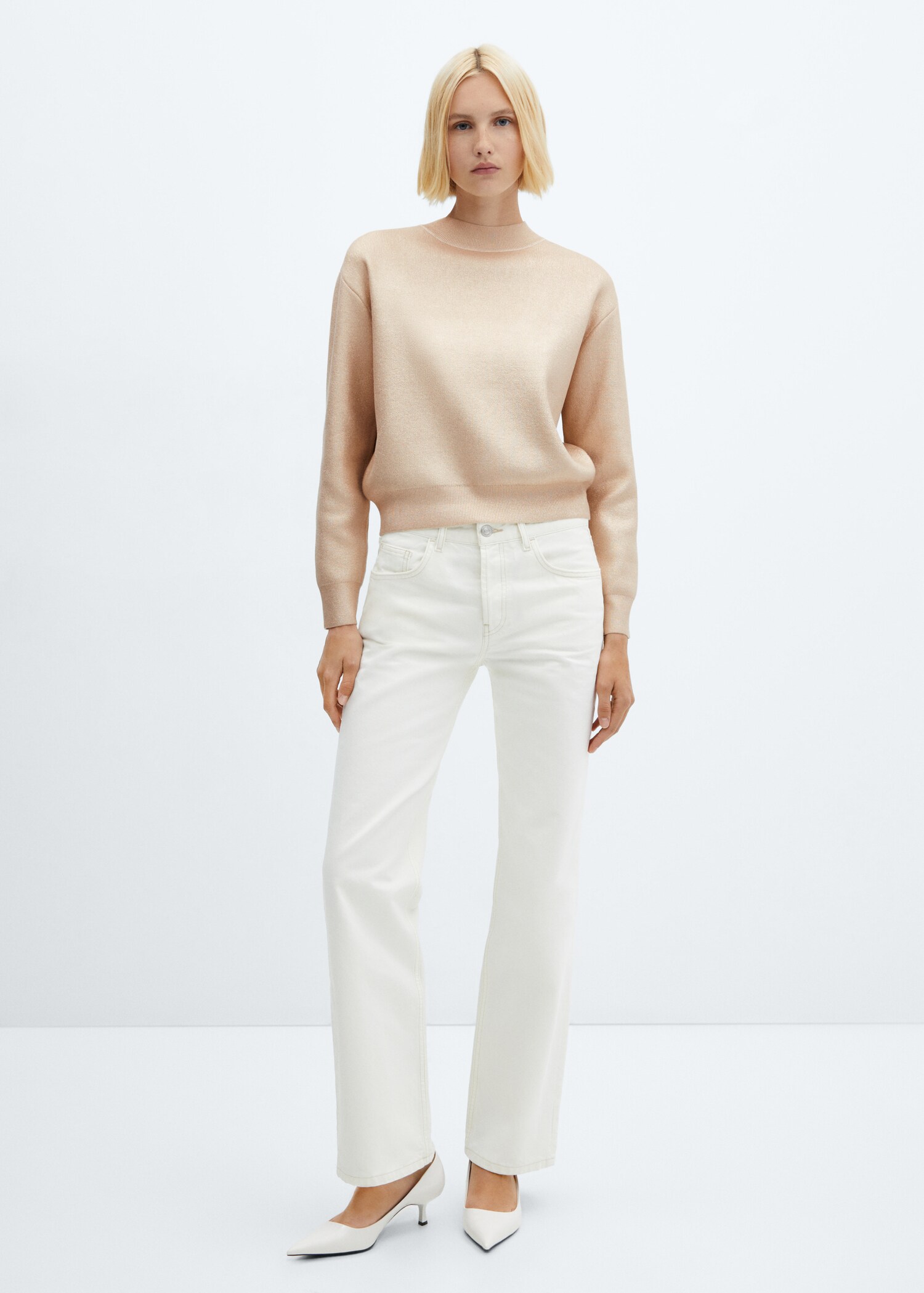 Rundhals-Pullover Foil - Allgemeine Ansicht