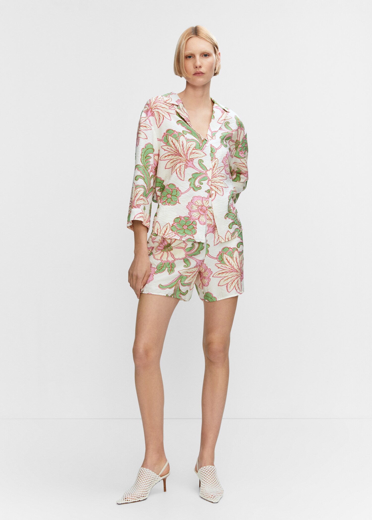 Shorts mit Blumenmuster - Allgemeine Ansicht