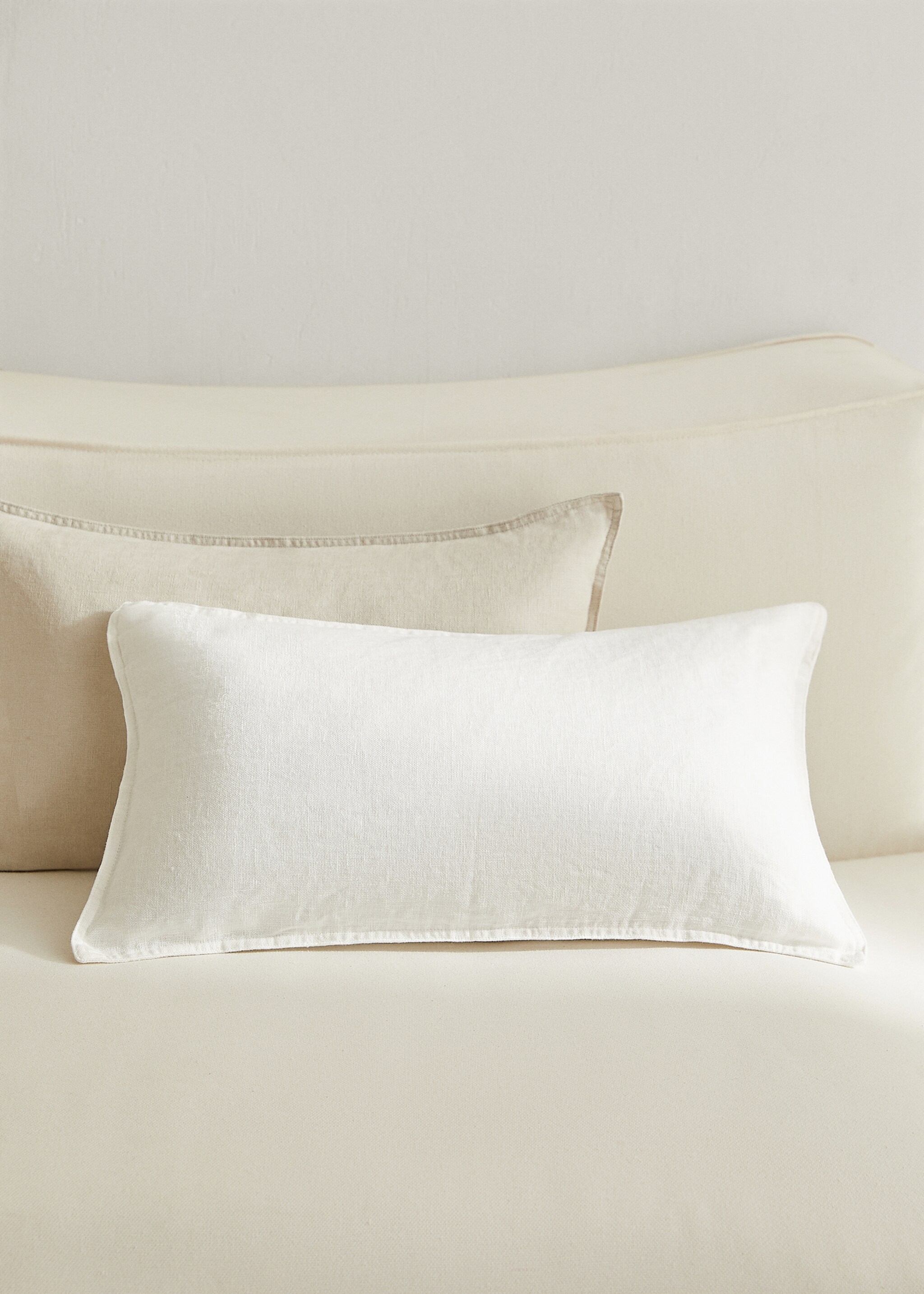 100% linen plain cushion case 30x50cm - General plane